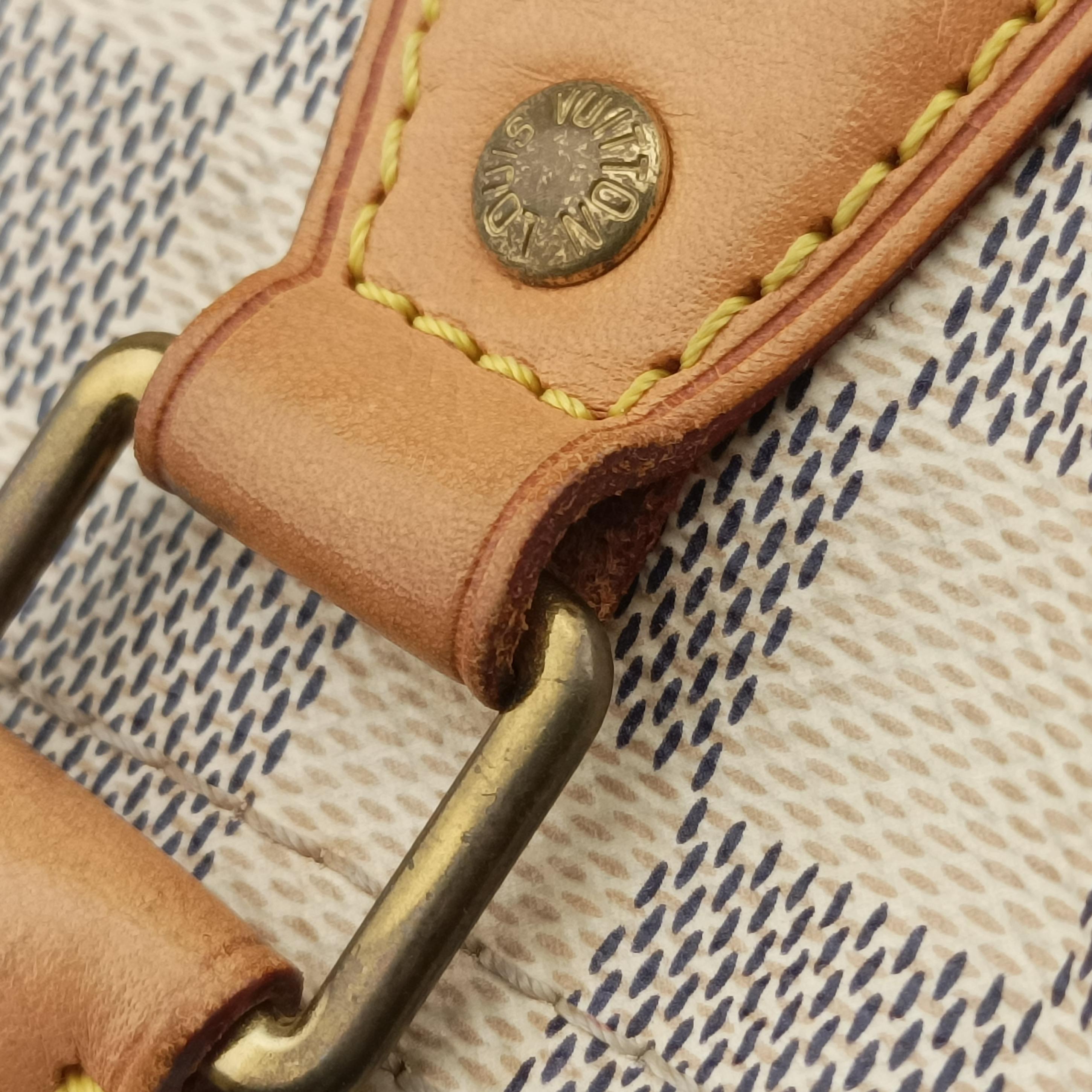 Pre-owned Louis Vuitton Speedy 30 AZUR Damier Canvas N41533 handbag | stylenewstar