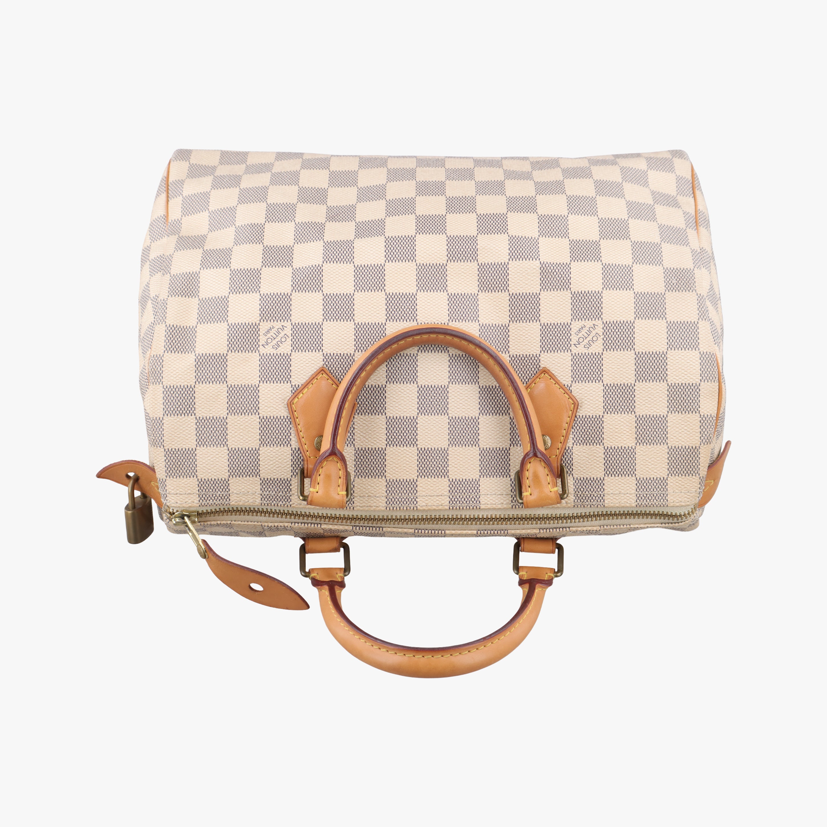 Pre-owned Louis Vuitton Speedy 30 AZUR Damier Canvas N41533 handbag | stylenewstar