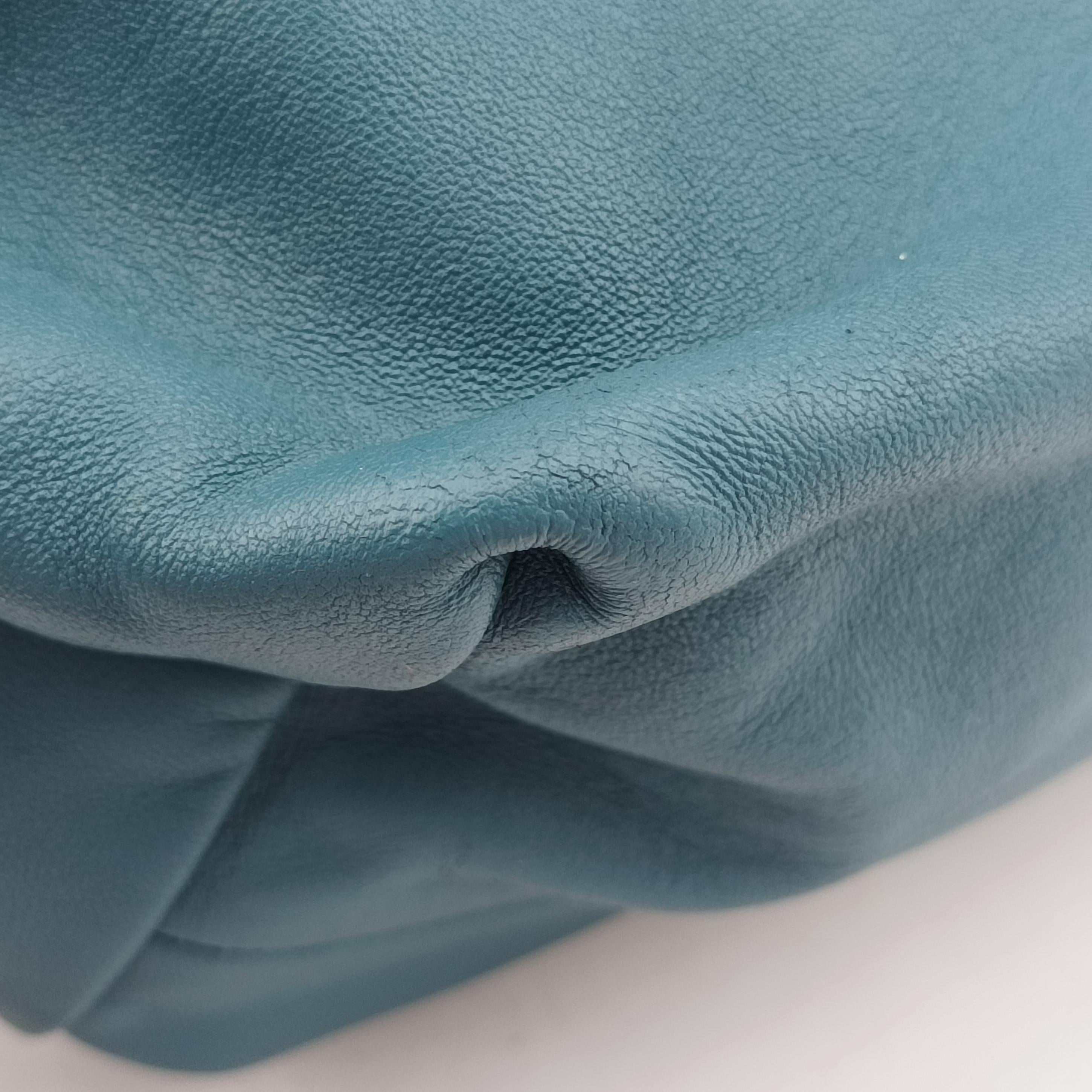 Vintage Bottega Veneta Intrecciato Blue lambskin  shoulderbag | stylenewstar