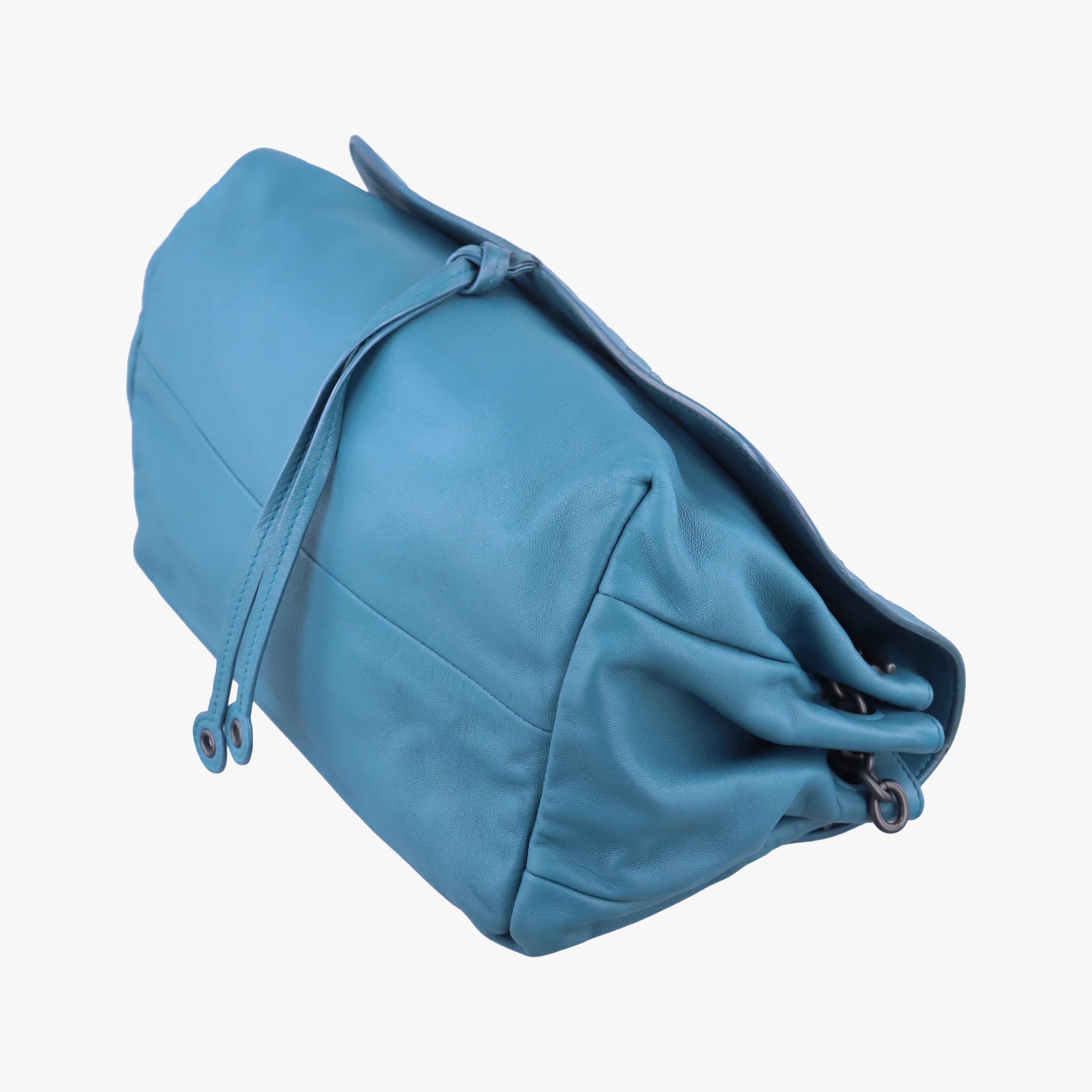 Vintage Bottega Veneta Intrecciato Blue lambskin  shoulderbag | stylenewstar