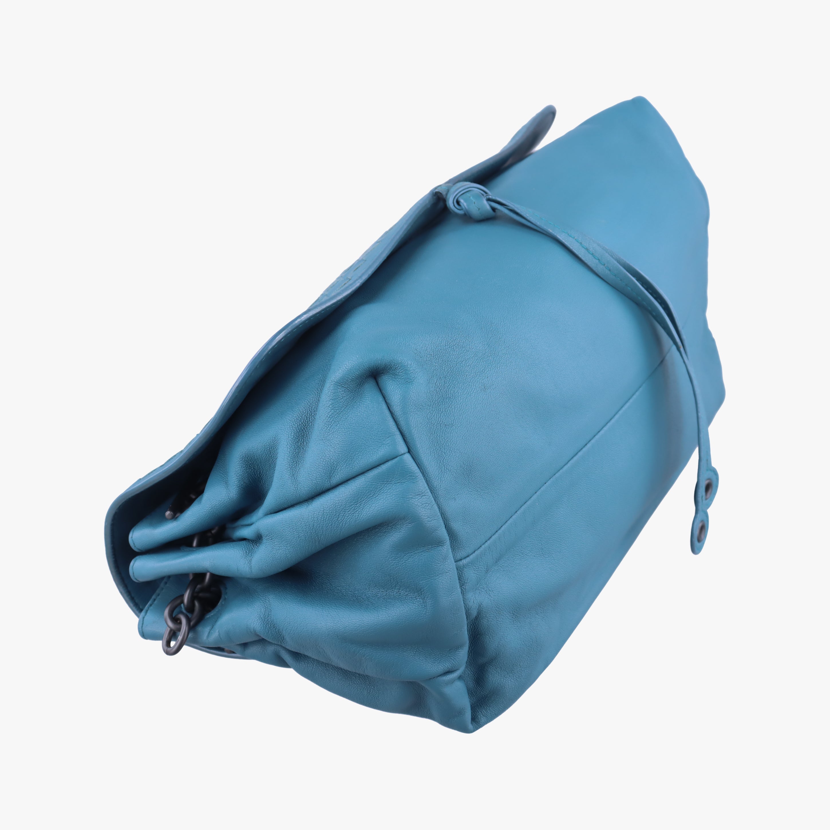 Vintage Bottega Veneta Intrecciato Blue lambskin  shoulderbag | stylenewstar