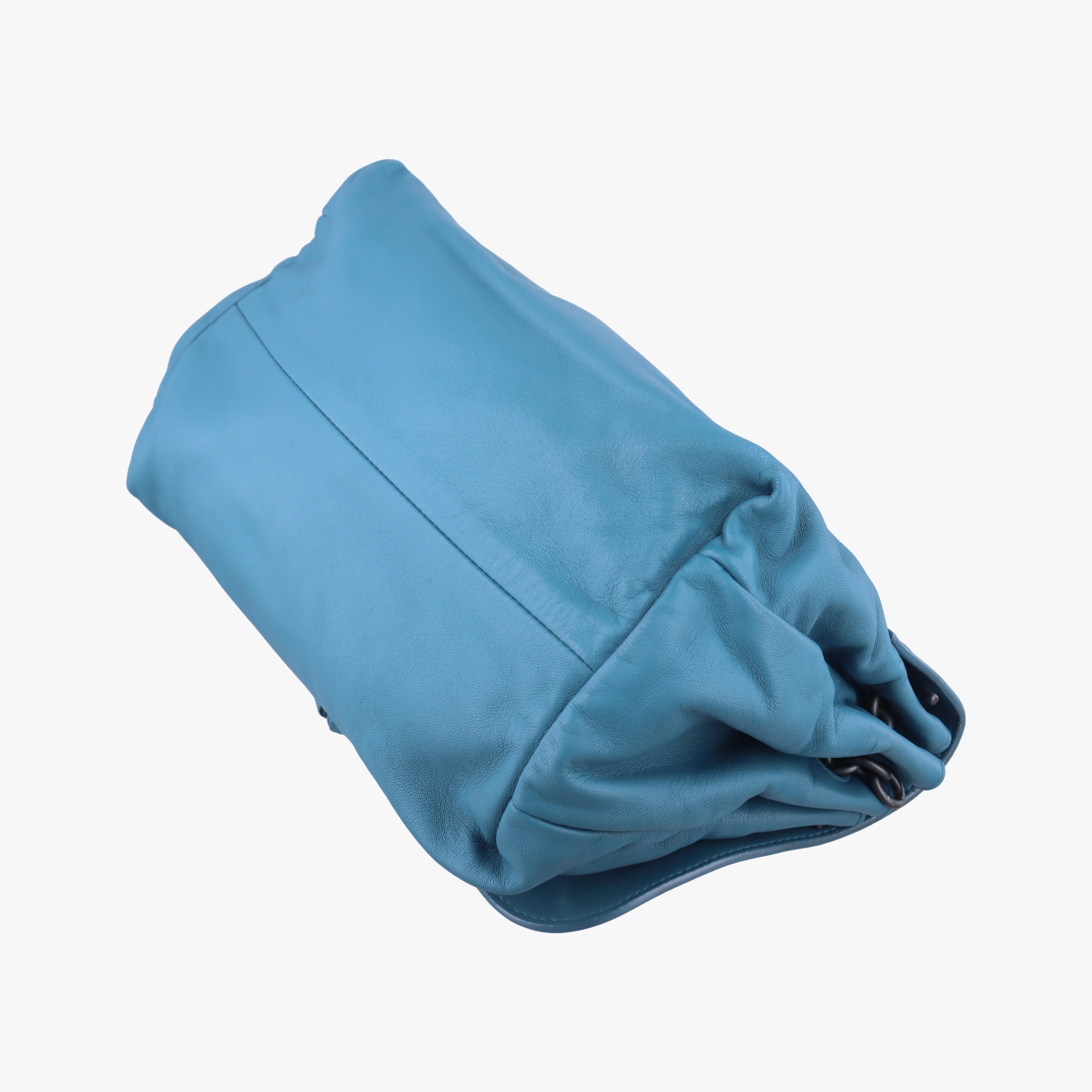 Vintage Bottega Veneta Intrecciato Blue lambskin  shoulderbag | stylenewstar