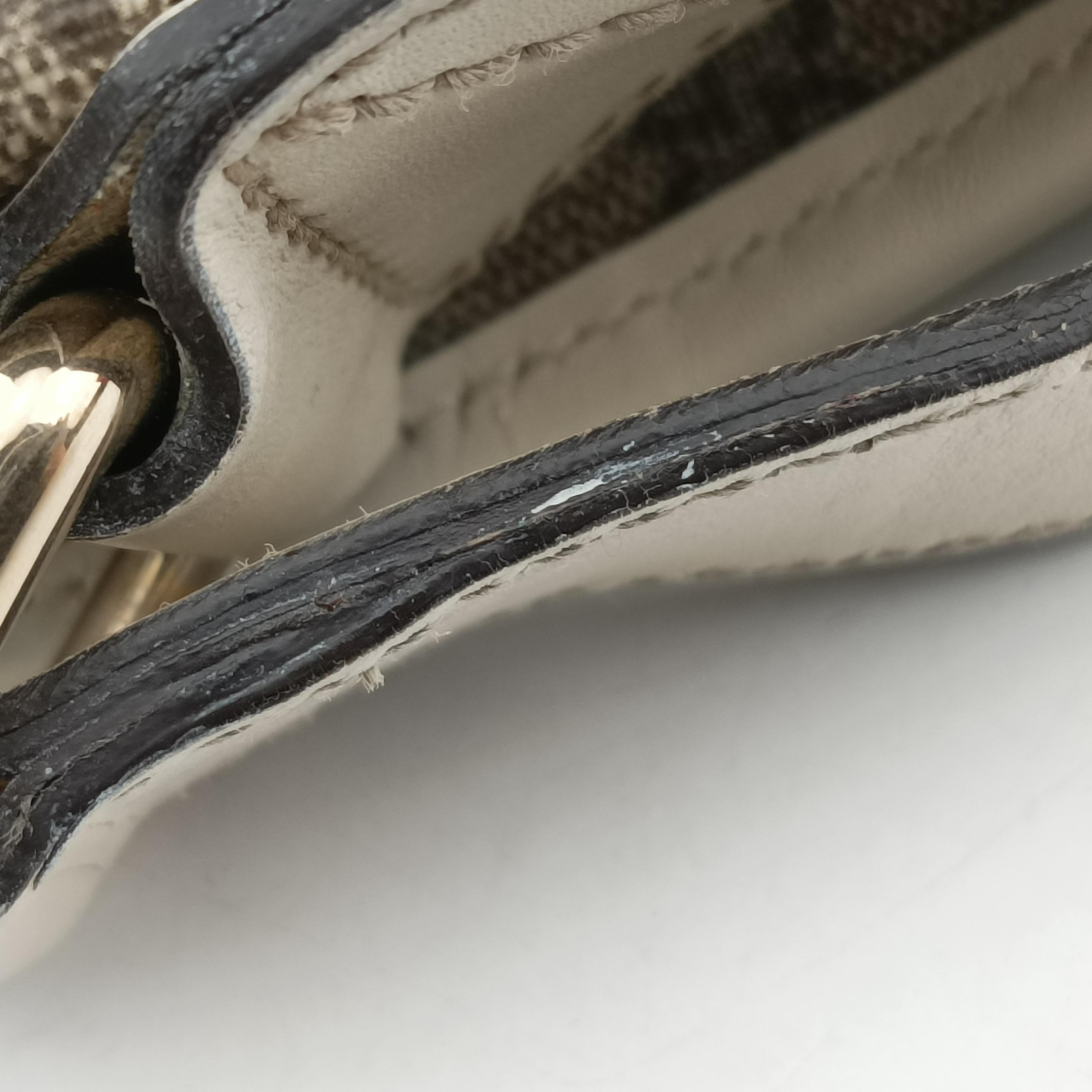 Pre-owned Gucci GG Plus Messenger Brown×White PVC coated canvas 201732 shoulderbag | stylenewstar