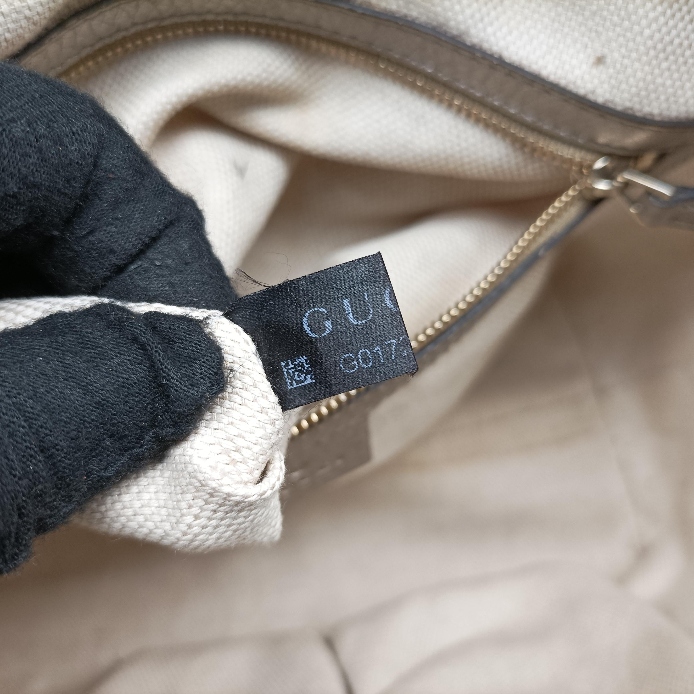 Pre-owned Gucci Soho Golden Leather 369176 shoulderbag | stylenewstar