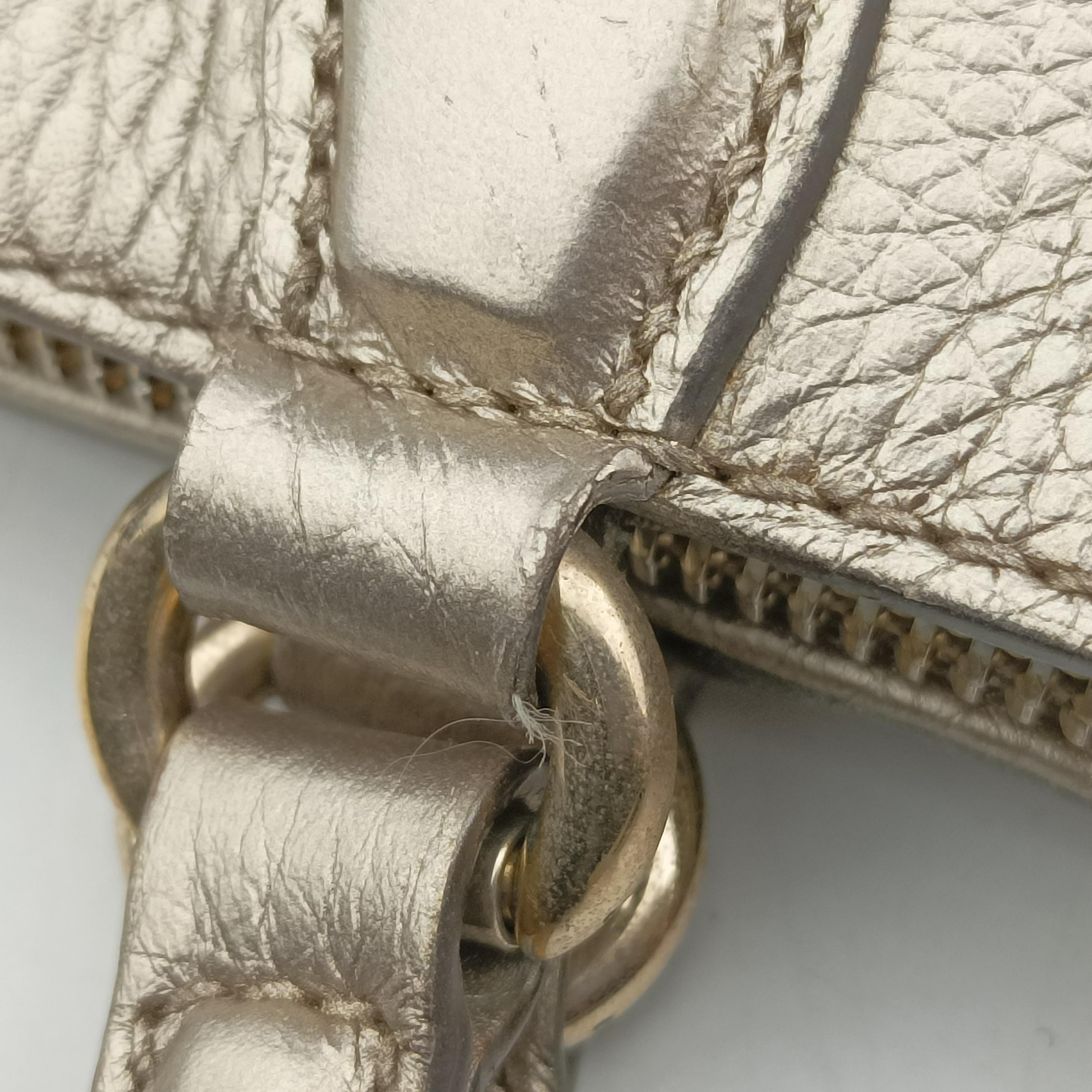 Pre-owned Gucci Soho Golden Leather 369176 shoulderbag | stylenewstar