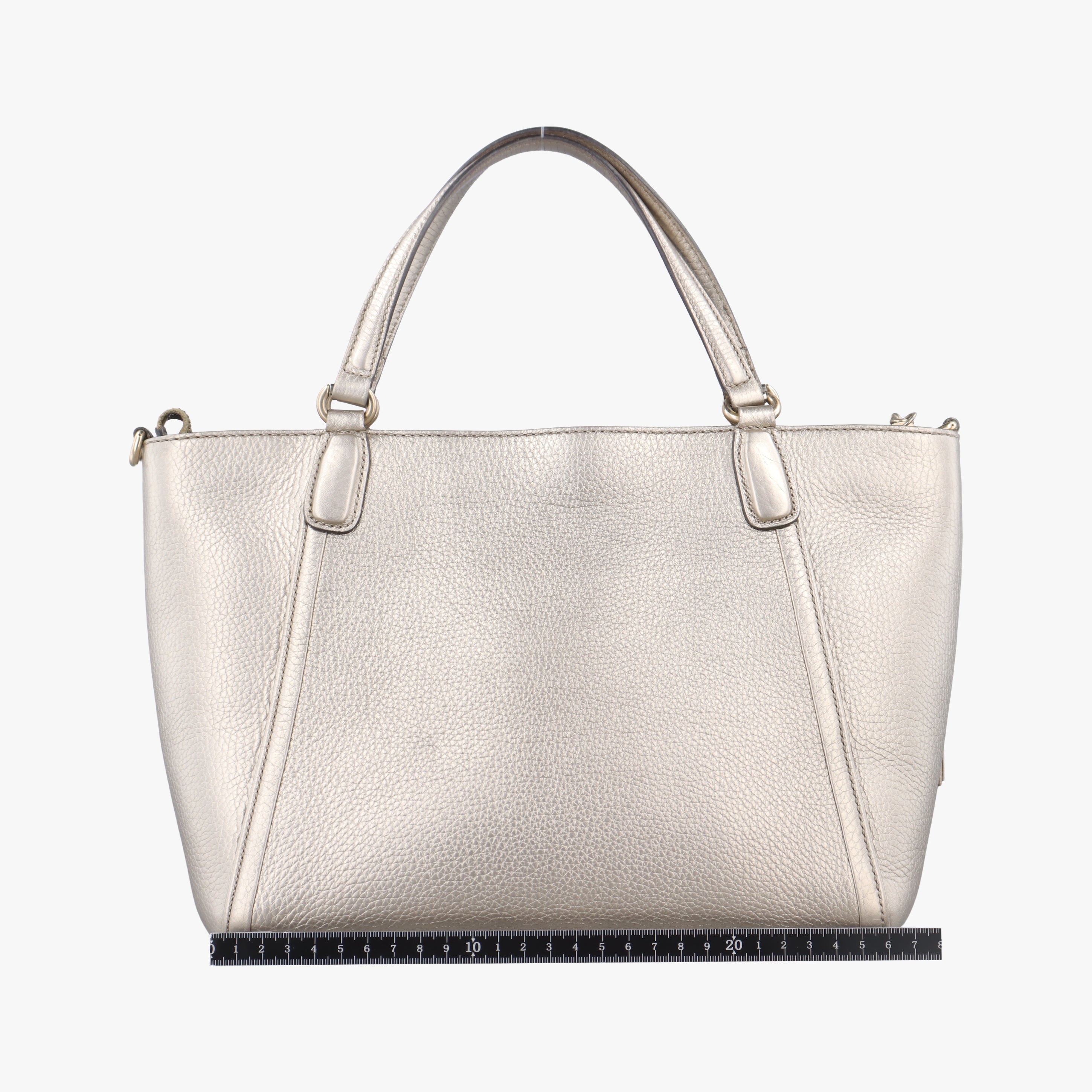 Pre-owned Gucci Soho Golden Leather 369176 shoulderbag | stylenewstar