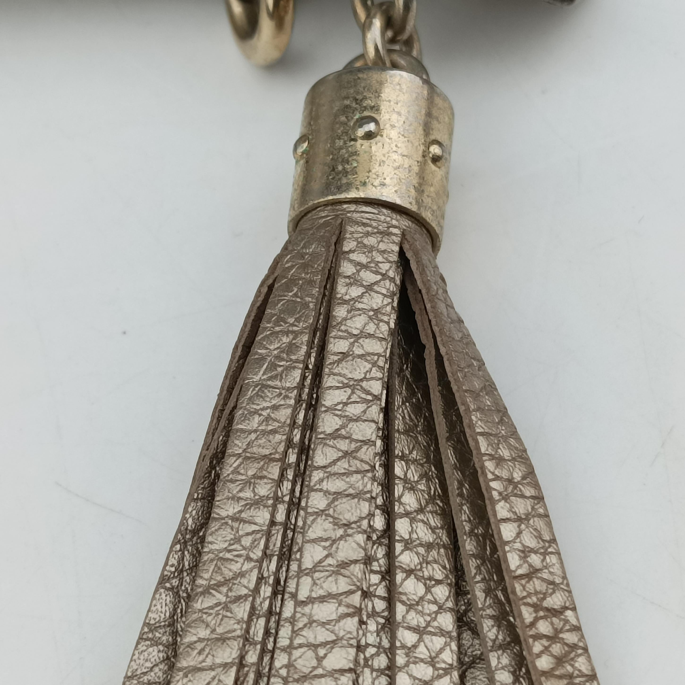 Pre-owned Gucci Soho Golden Leather 369176 shoulderbag | stylenewstar