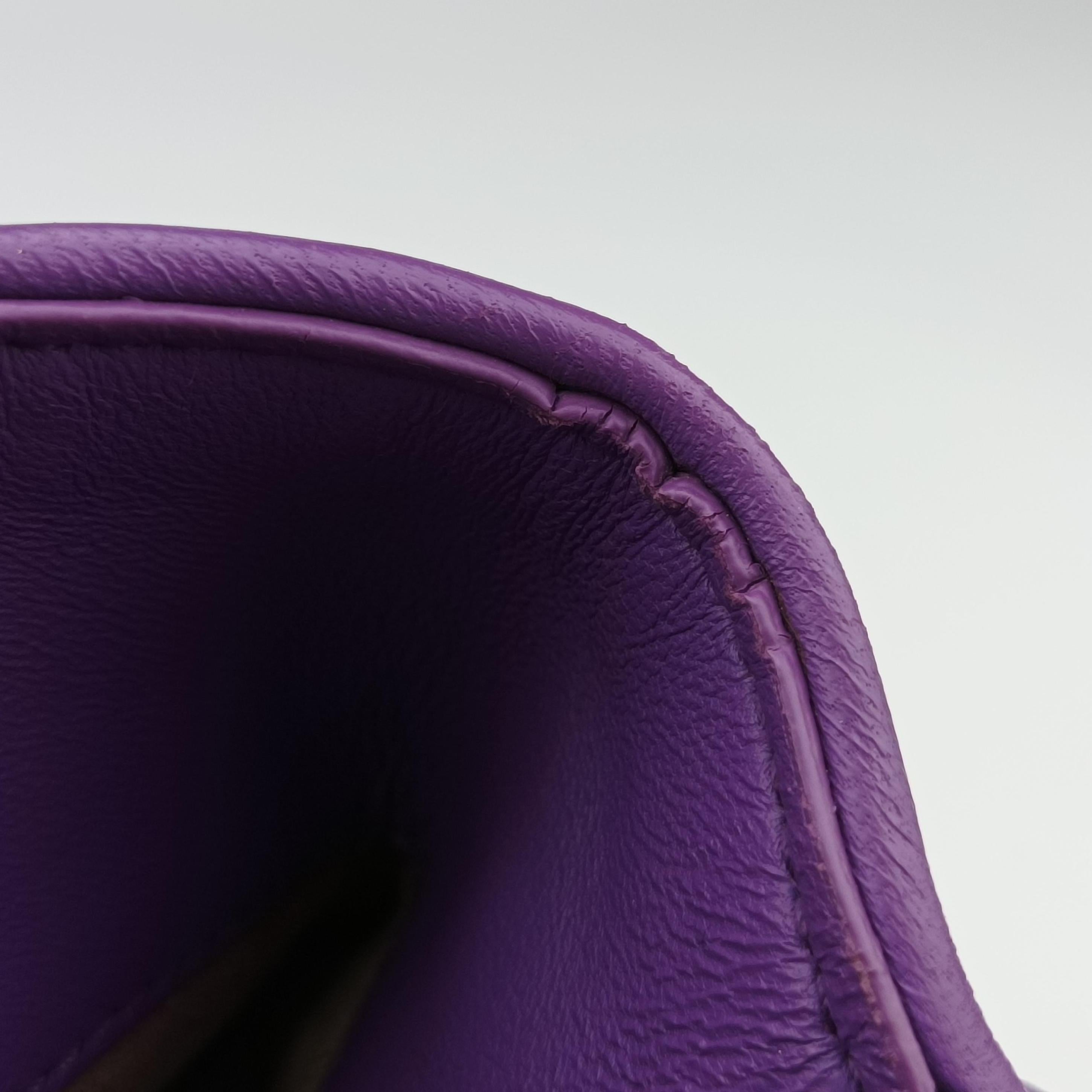Secondhand Bottega Veneta Intrecciato Olimpia Purple lambskin  shoulderbag | stylenewstar
