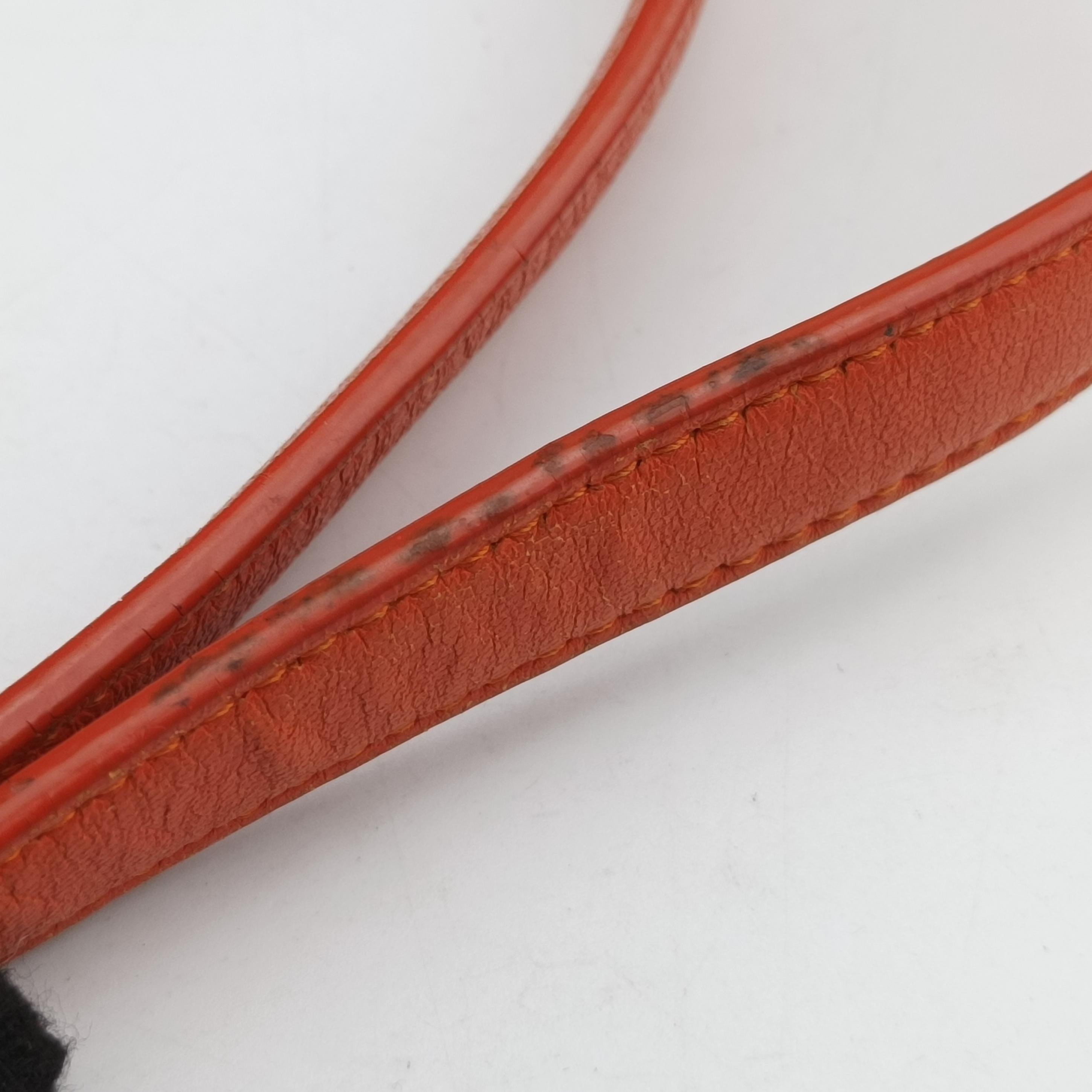 Pre-owned Bottega Veneta Cesta Intrecciato Orange lambskin  shoulderbag | stylenewstar