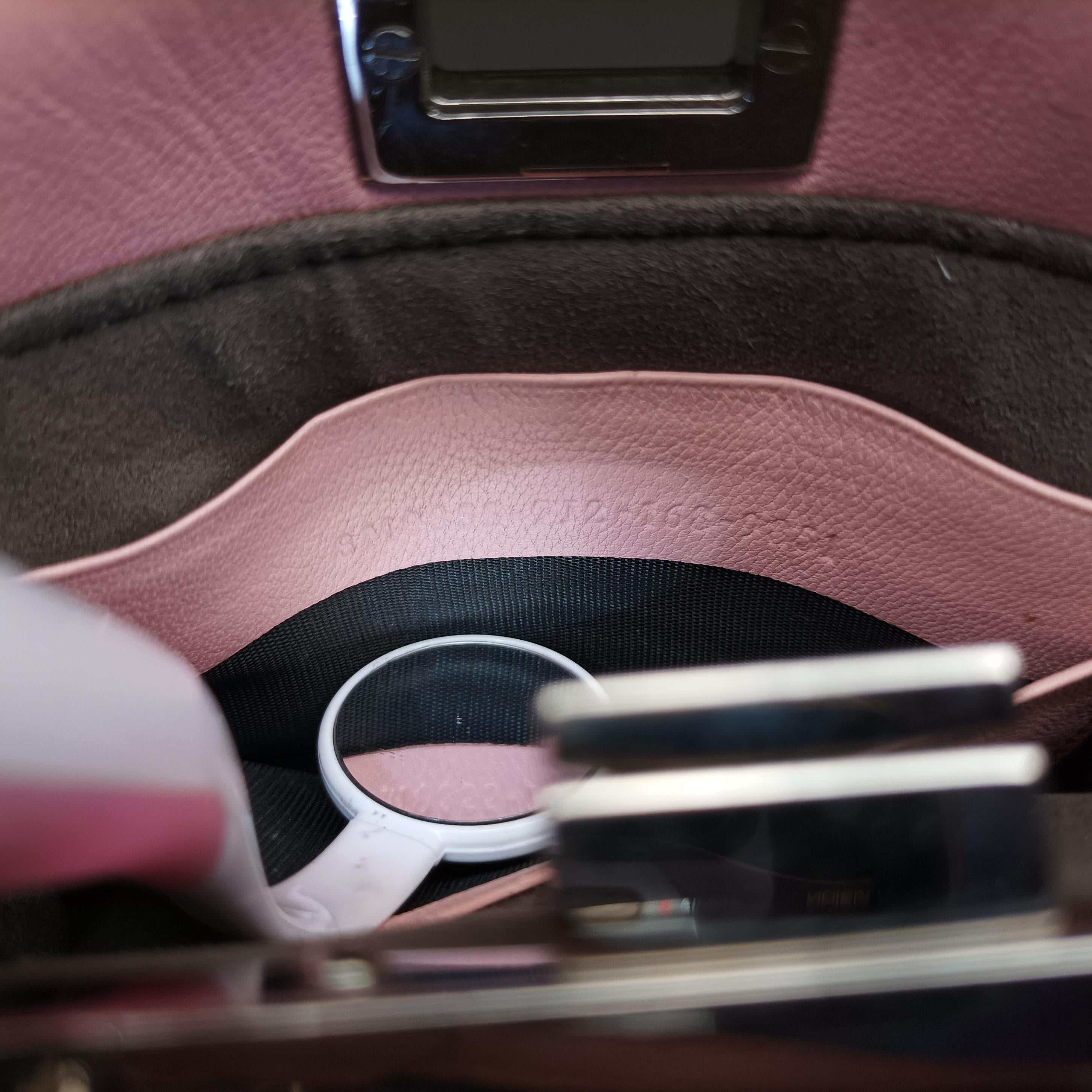 Pre-owned Fendi micro Peekaboo Pink×multicolor Leather 8M0353 shoulderbag | stylenewstar
