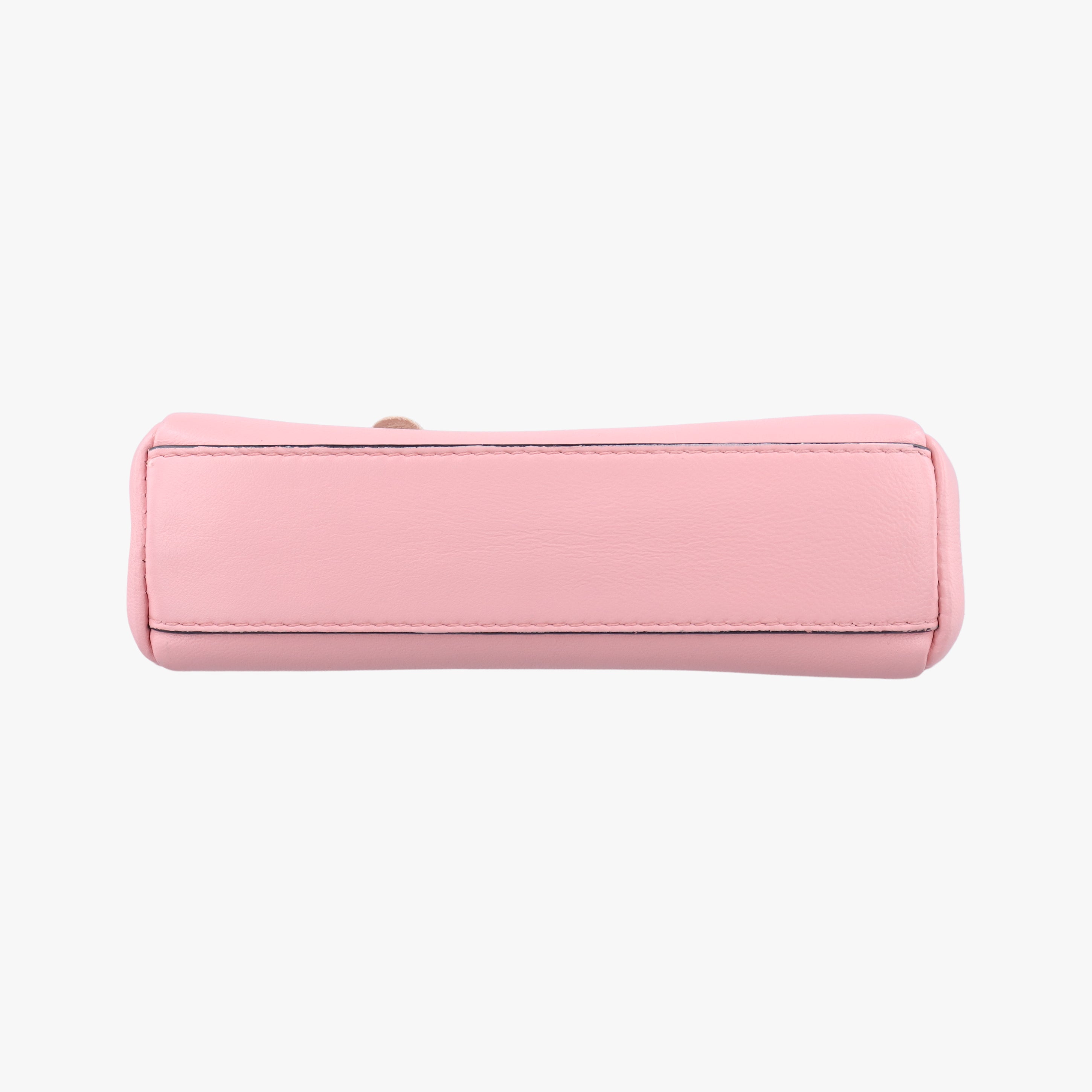 Pre-owned Fendi micro Peekaboo Pink×multicolor Leather 8M0353 shoulderbag | stylenewstar