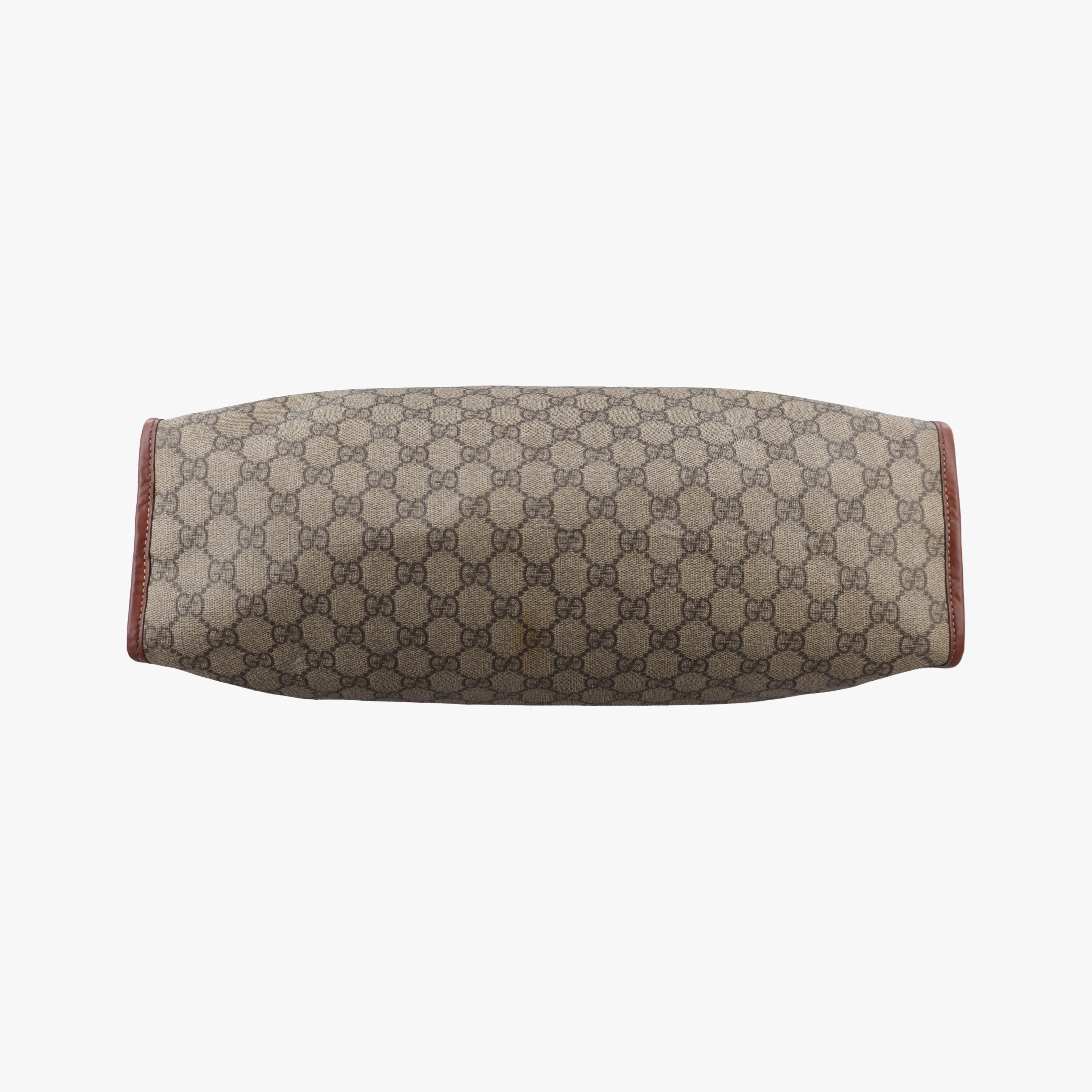Pre-owned Gucci GG Supreme Brown PVC coated canvas 233081 handbag | stylenewstar