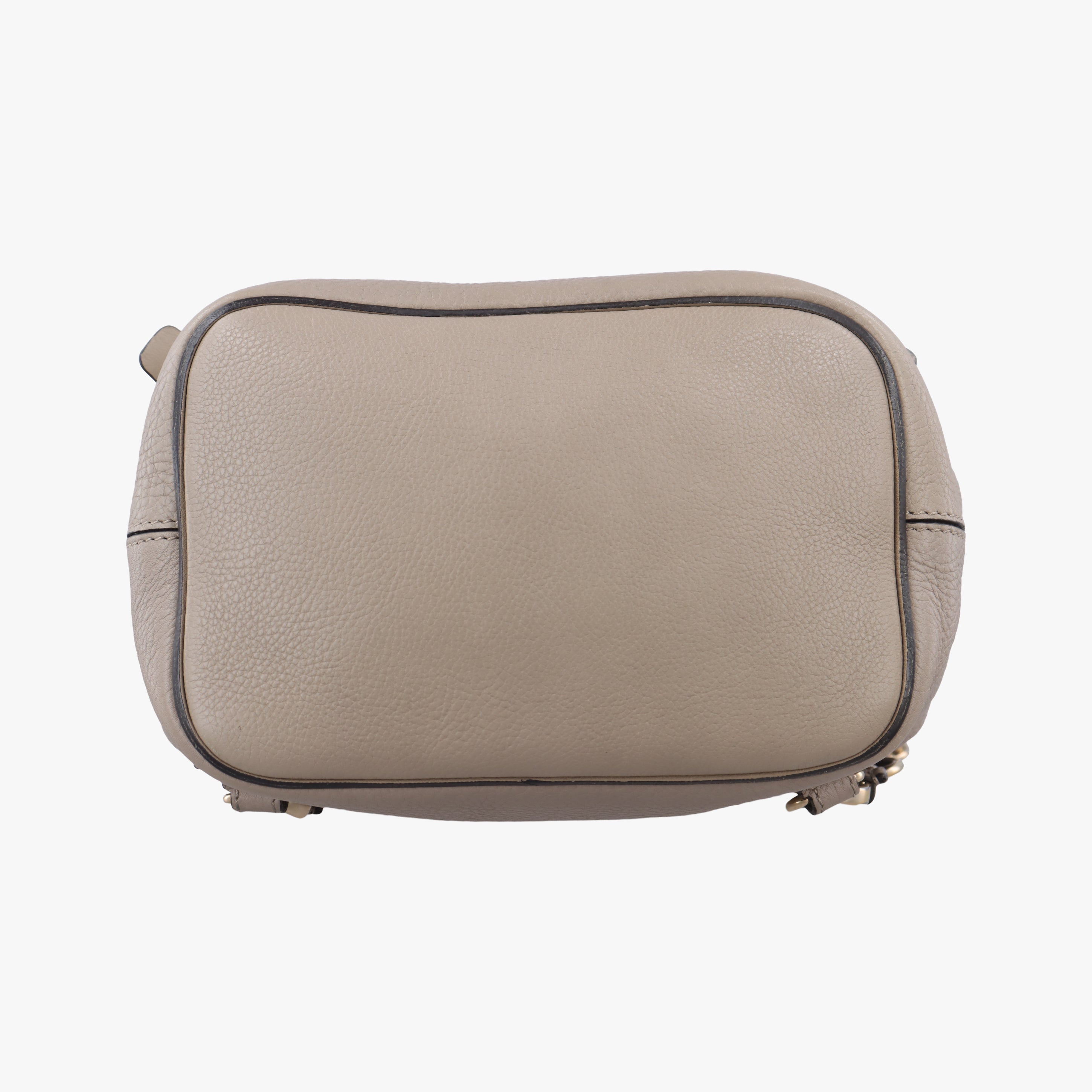 Pre-owned Chloe FAYE mini Grey Suede × leather  backpack/rucksack | stylenewstar