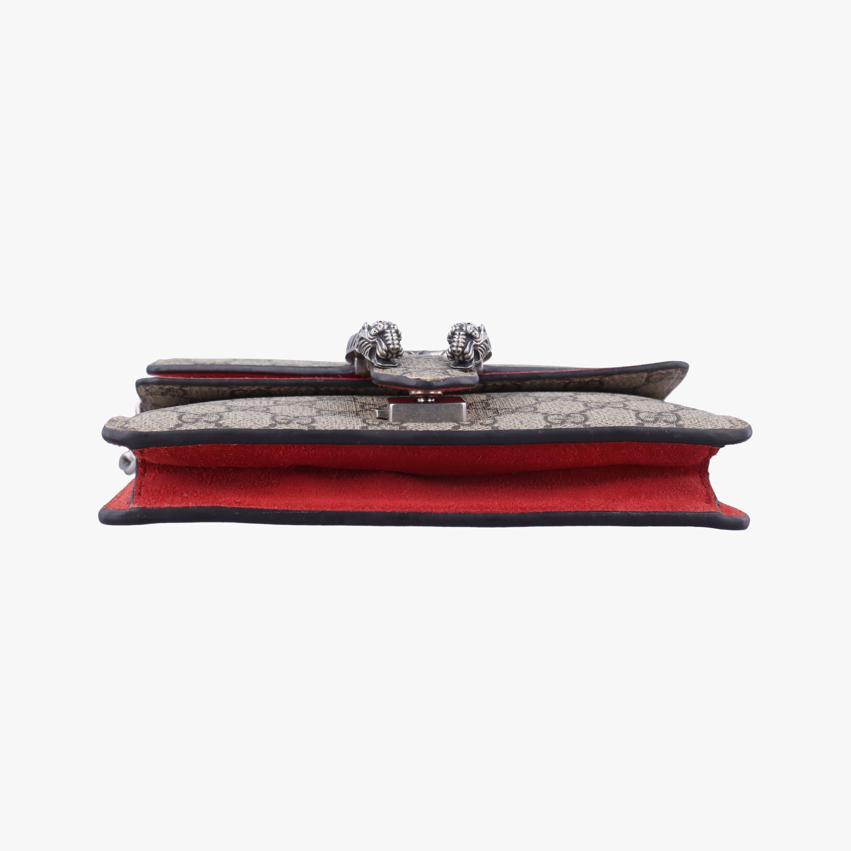 Pre-owned Gucci Dionysus beige×red PVC coated canvas 421970 shoulderbag | stylenewstar