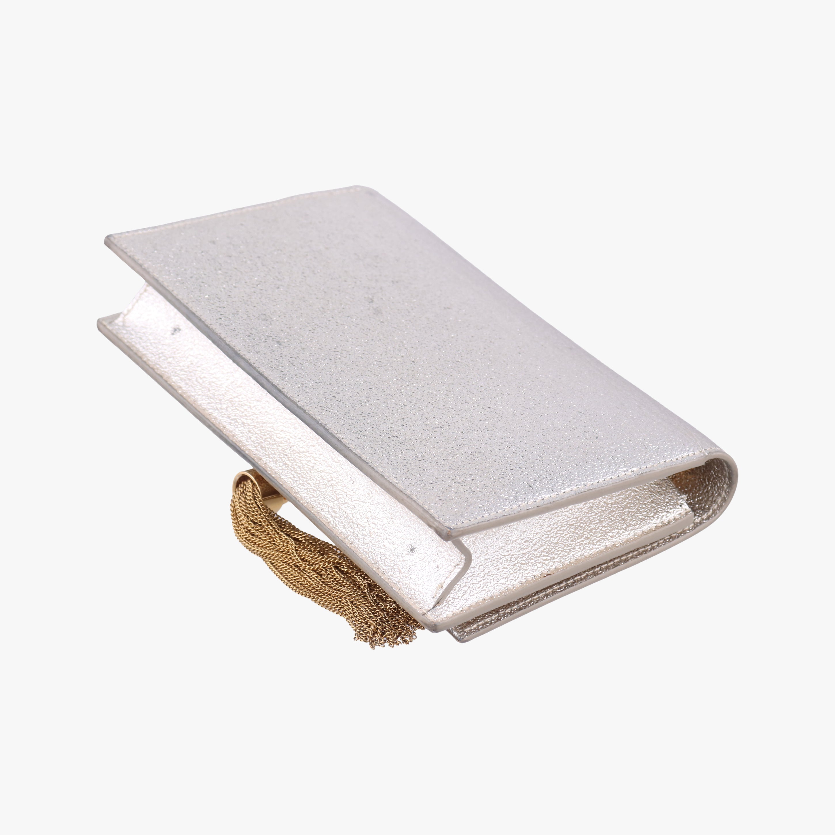 Secondhand Yves Saint Laurent KATE Silver Leather 452159 shoulderbag | stylenewstar