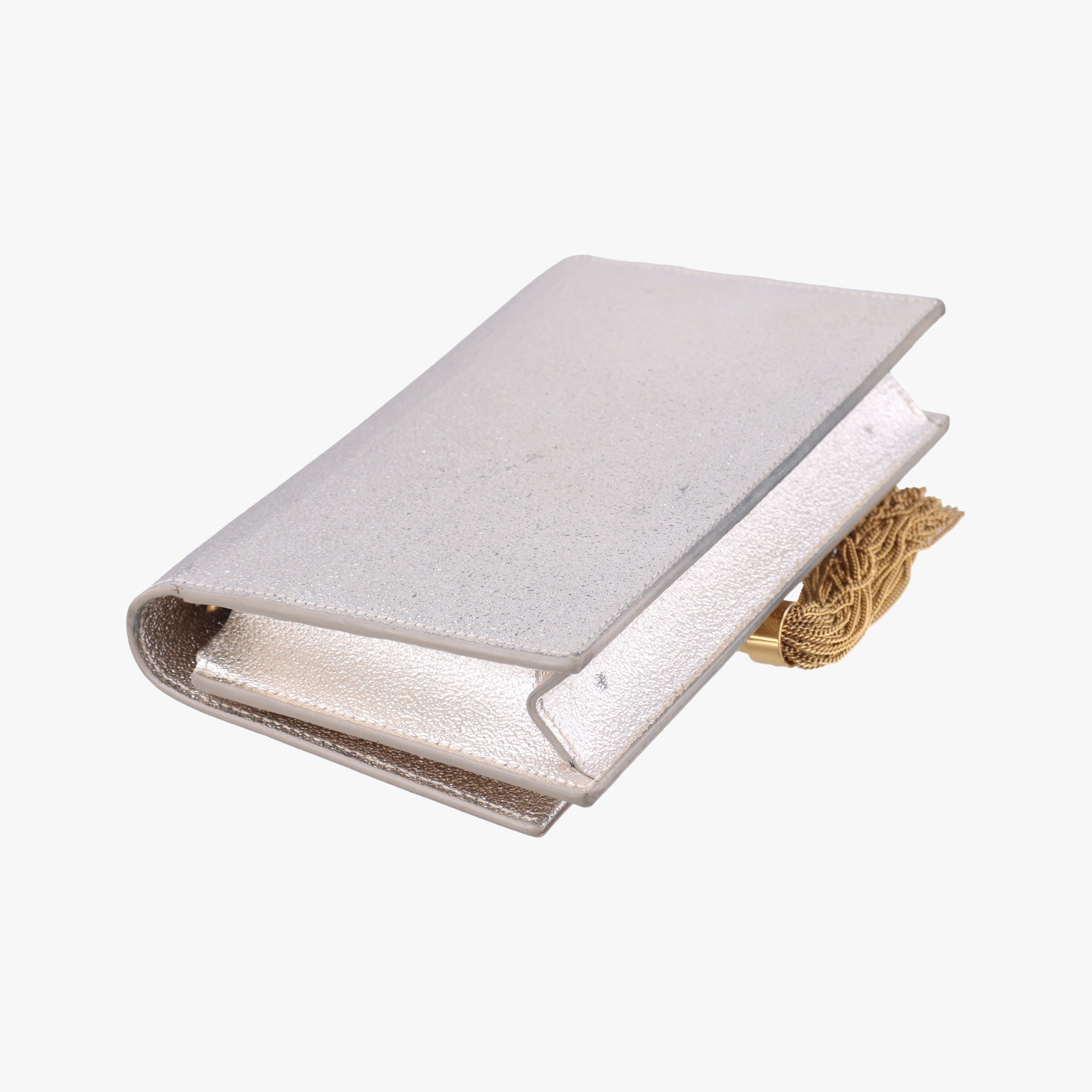 Secondhand Yves Saint Laurent KATE Silver Leather 452159 shoulderbag | stylenewstar