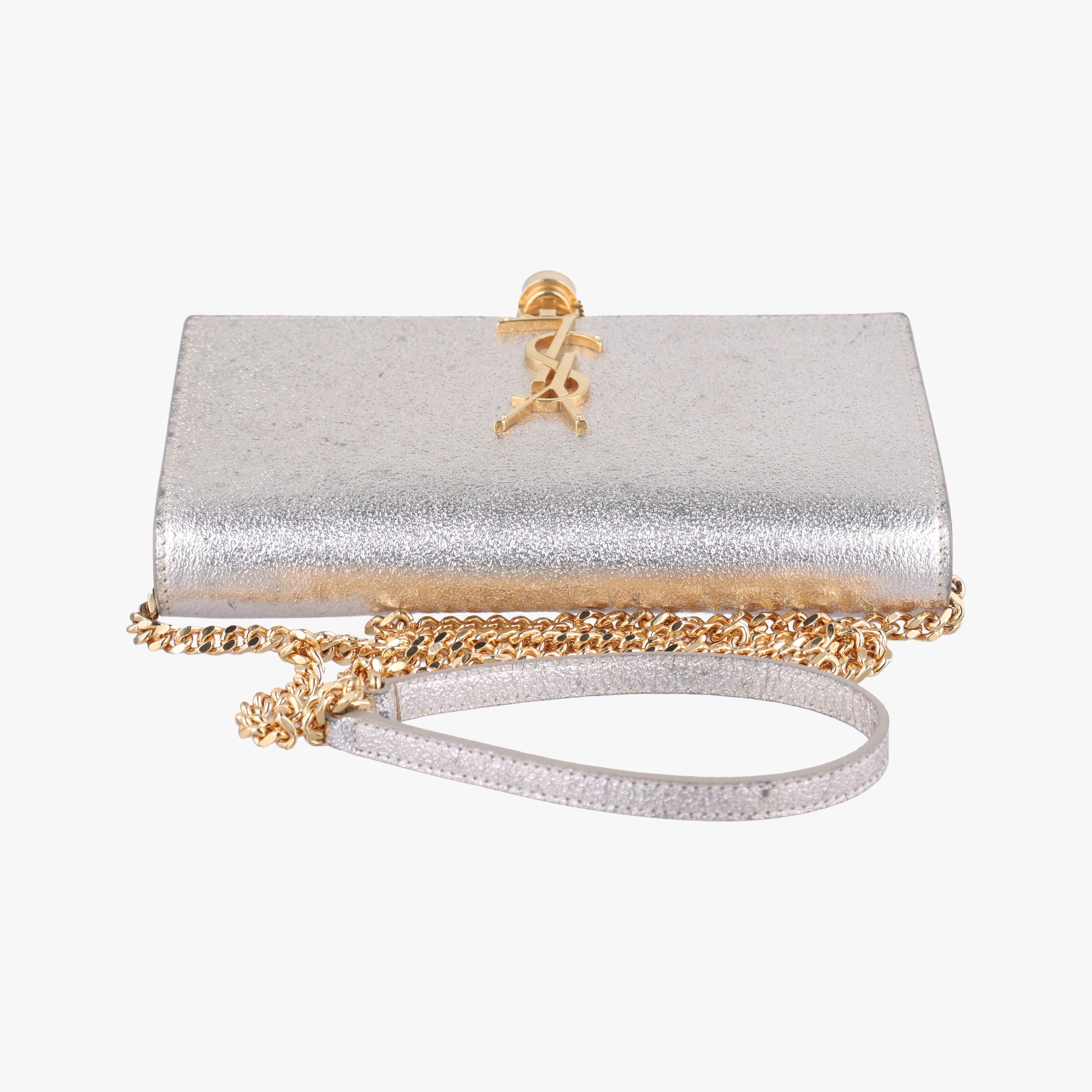 Secondhand Yves Saint Laurent KATE Silver Leather 452159 shoulderbag | stylenewstar