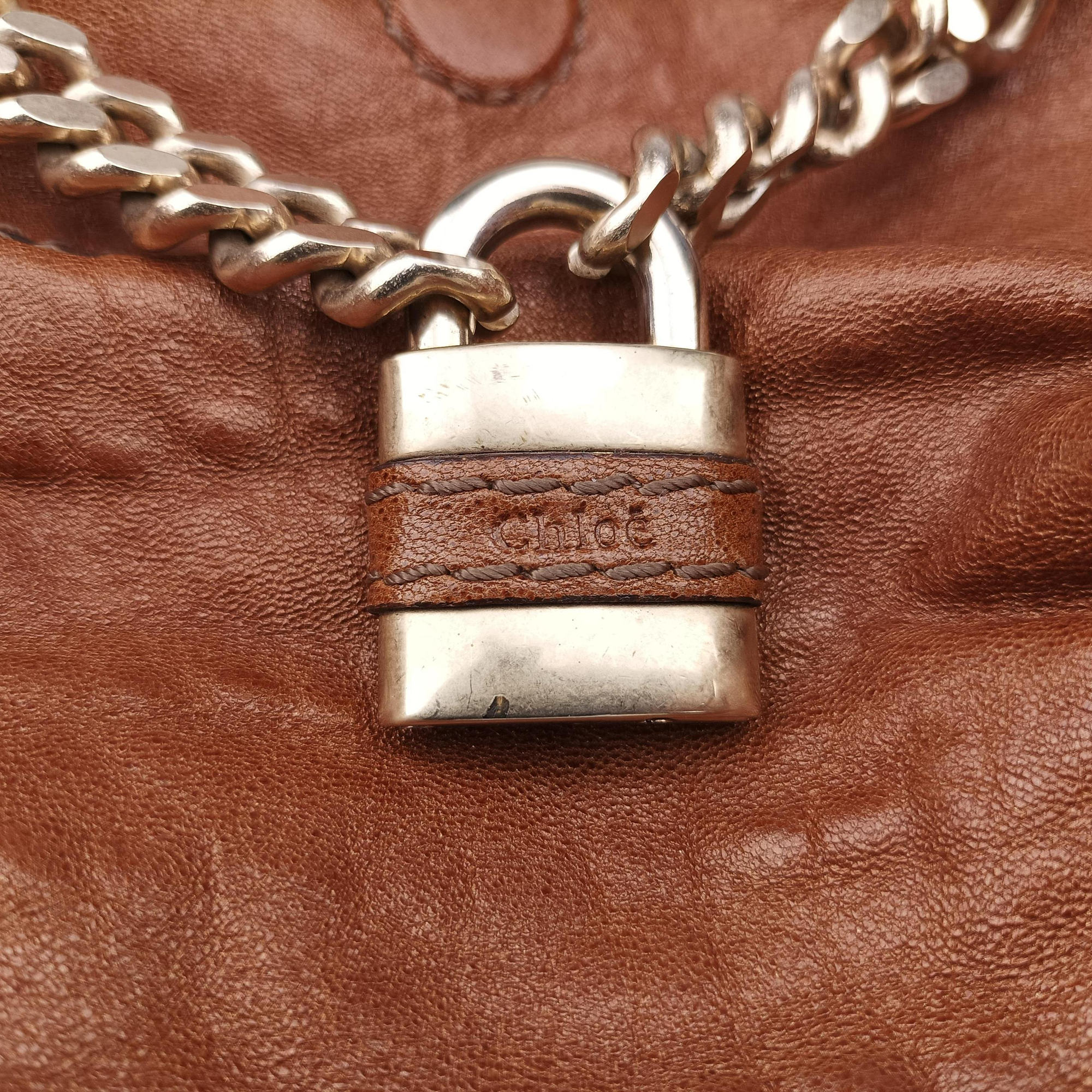 Pre-owned Chloe Paddington Brown Leather  handbag | stylenewstar