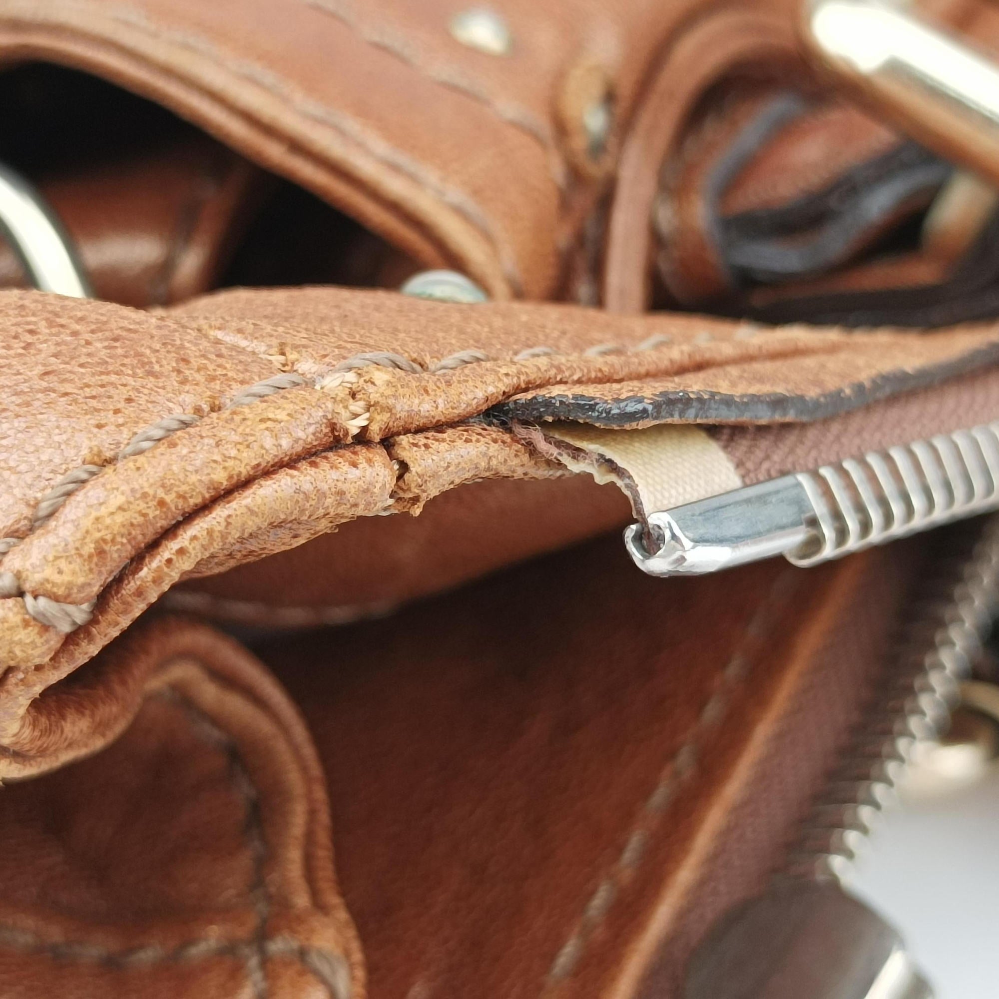 Pre-owned Chloe Paddington Brown Leather  handbag | stylenewstar