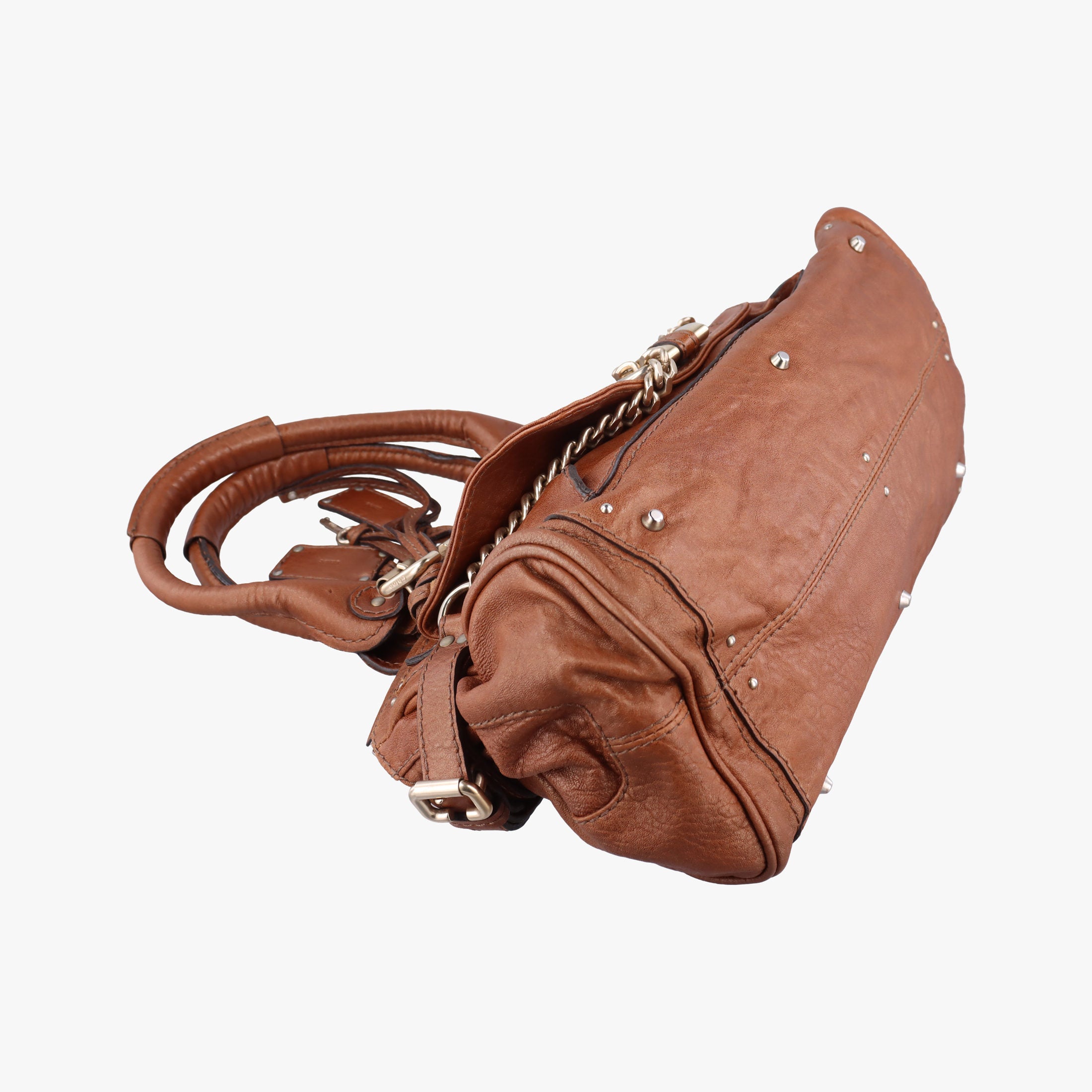 Pre-owned Chloe Paddington Brown Leather  handbag | stylenewstar