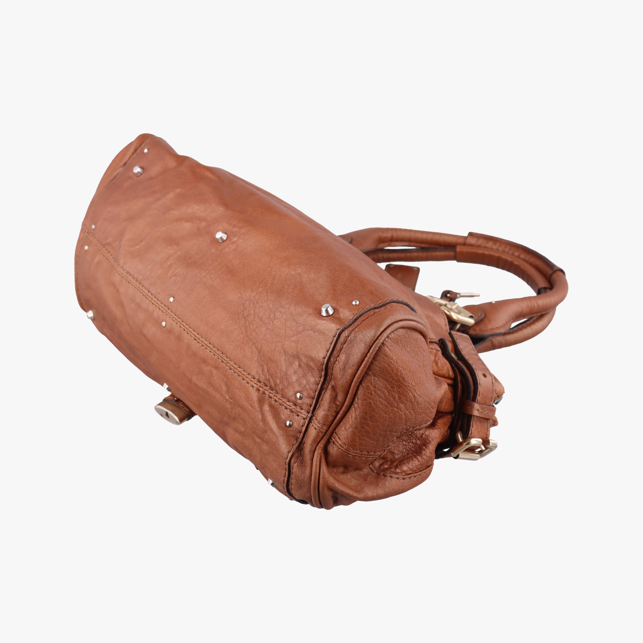 Pre-owned Chloe Paddington Brown Leather  handbag | stylenewstar