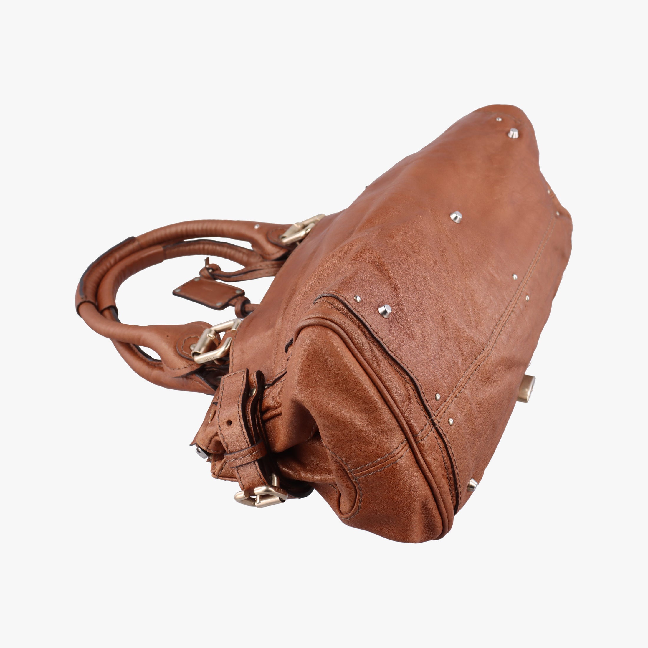 Pre-owned Chloe Paddington Brown Leather  handbag | stylenewstar