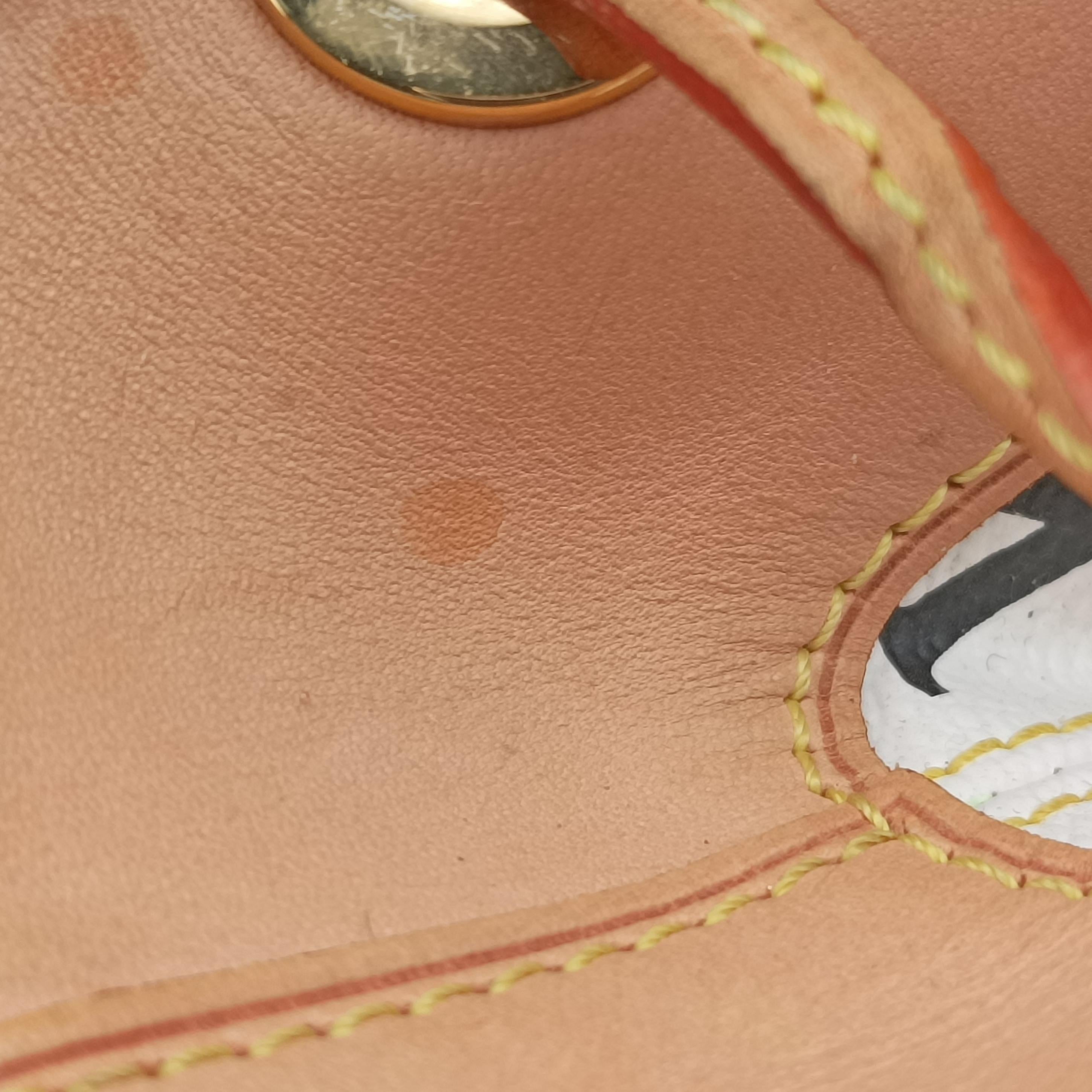 Pre-owned Louis Vuitton URSULA white Monogram Multicolor M40123 handbag | stylenewstar