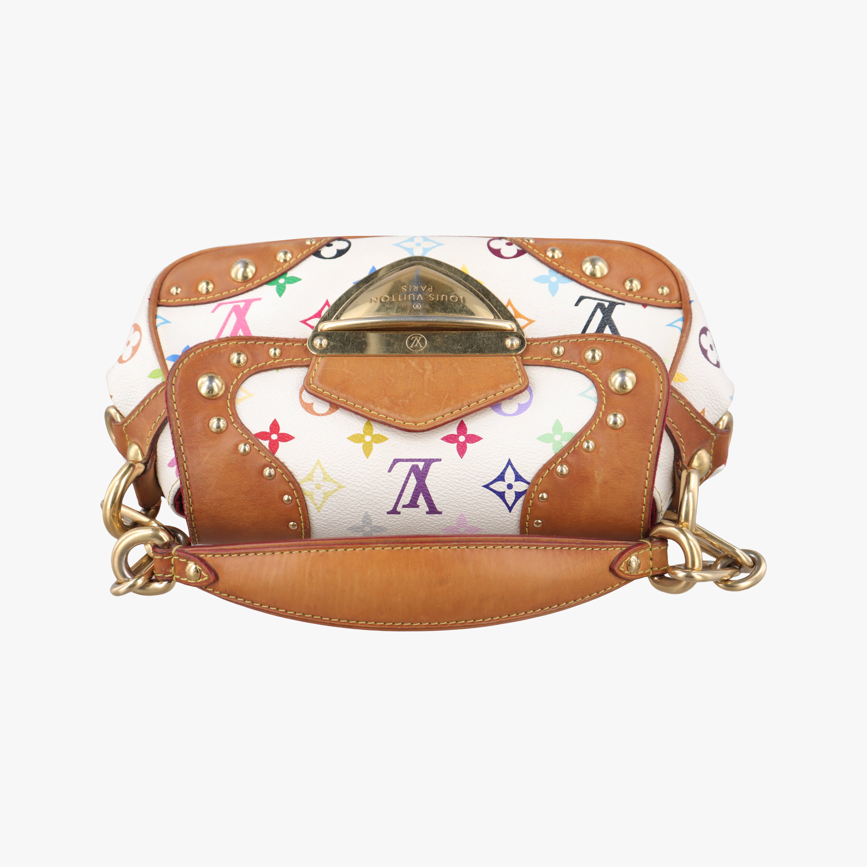 Pre-owned Louis Vuitton MARILYN white Monogram Multicolor M40127 shoulderbag | stylenewstar