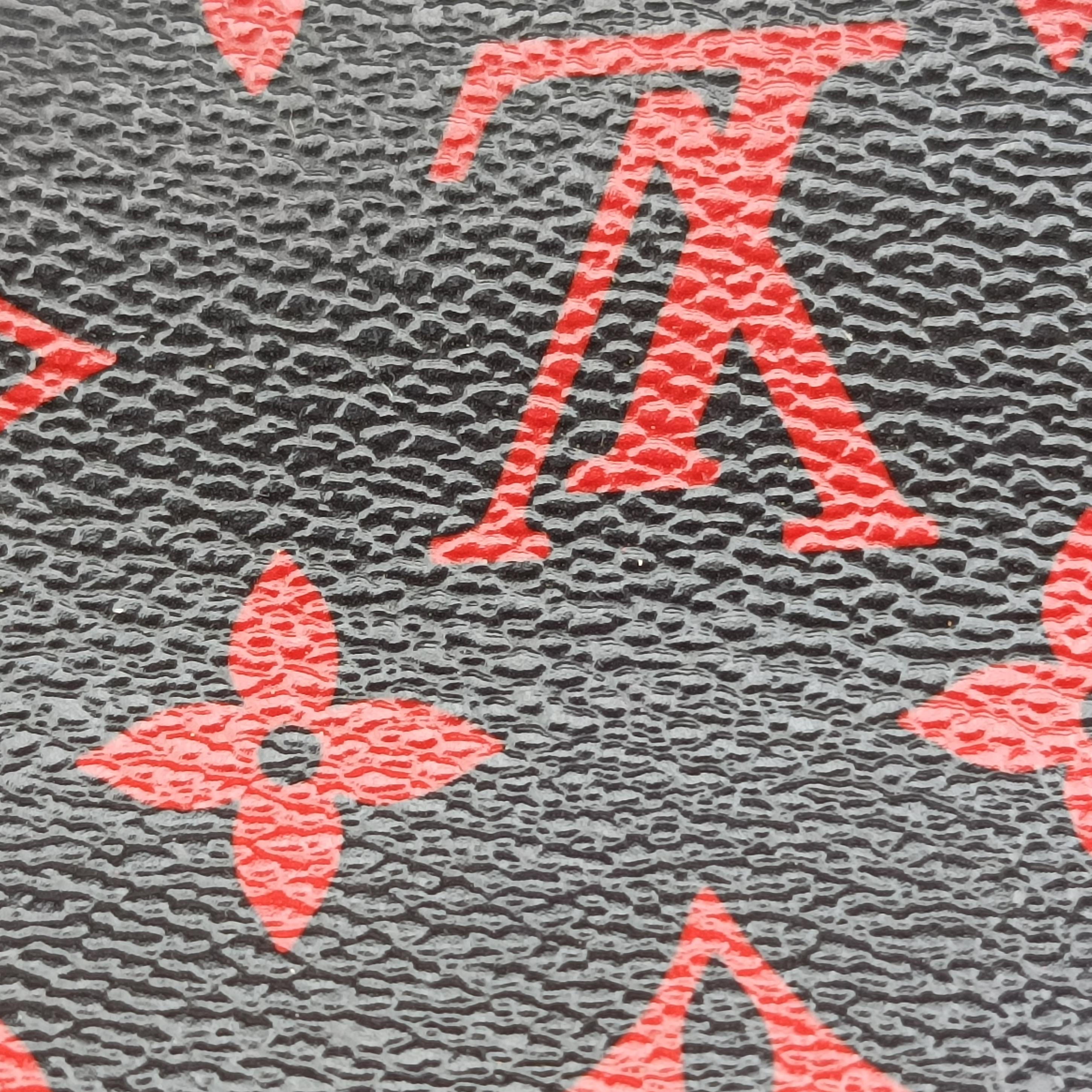 Pre-owned Louis Vuitton Pochette Metis MM Noir×ROUGE Monogram Infrarouge M41462 shoulderbag | stylenewstar