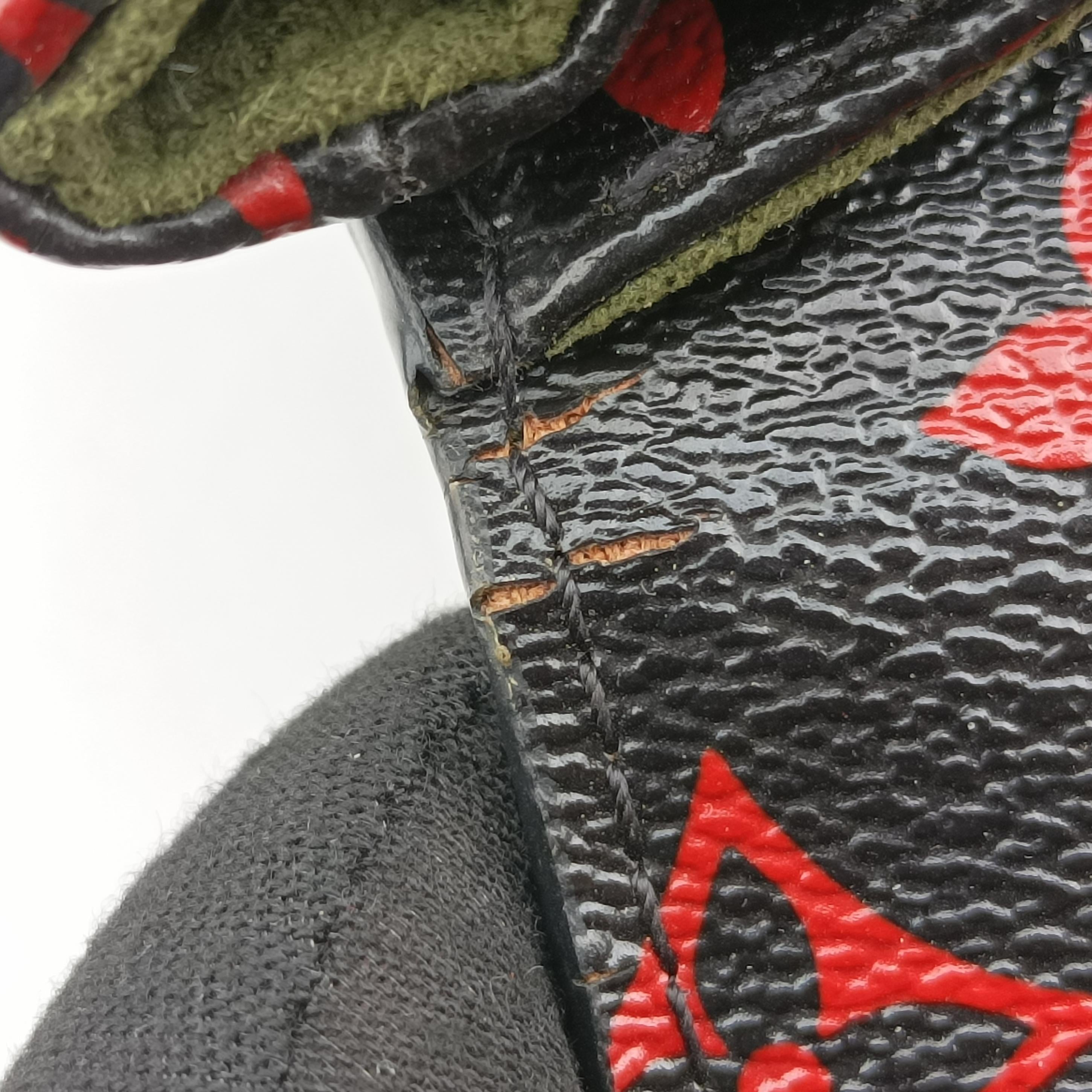Pre-owned Louis Vuitton Pochette Metis MM Noir×ROUGE Monogram Infrarouge M41462 shoulderbag | stylenewstar