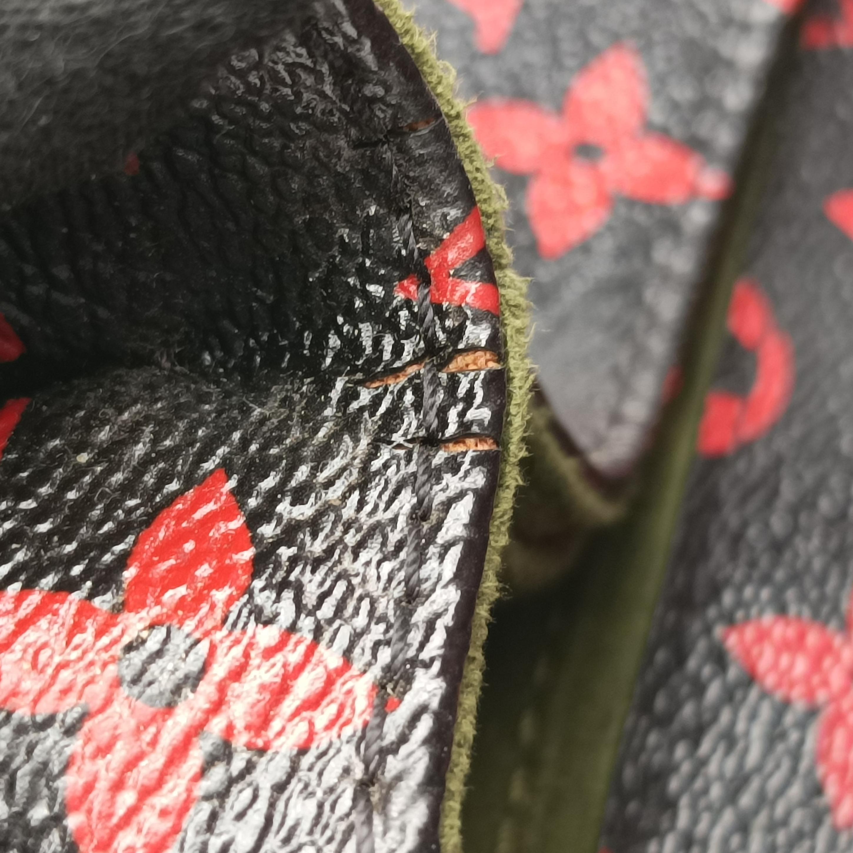 Pre-owned Louis Vuitton Pochette Metis MM Noir×ROUGE Monogram Infrarouge M41462 shoulderbag | stylenewstar
