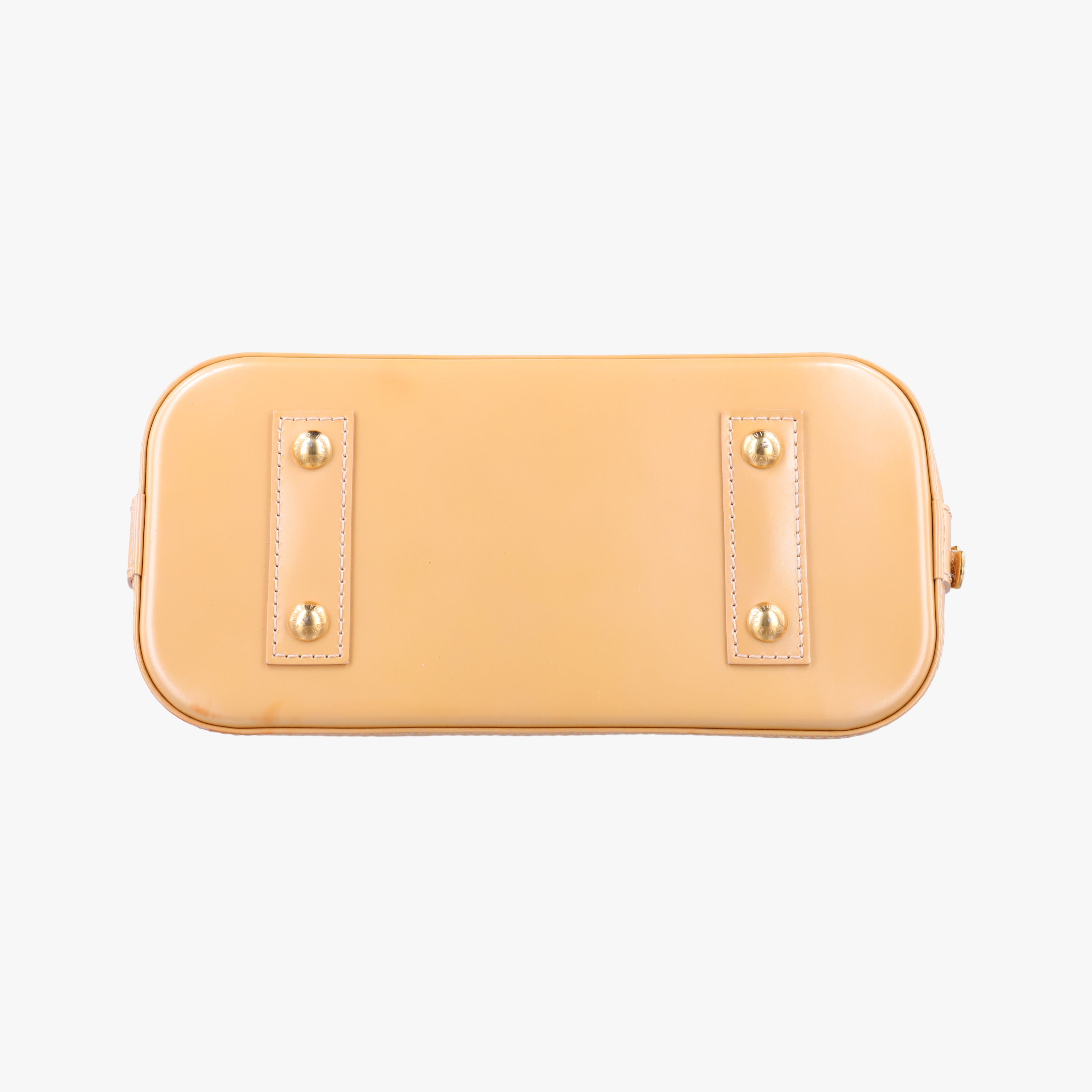 Pre-owned Louis Vuitton Alma BB rose angelique Vernis M90064 shoulderbag | stylenewstar