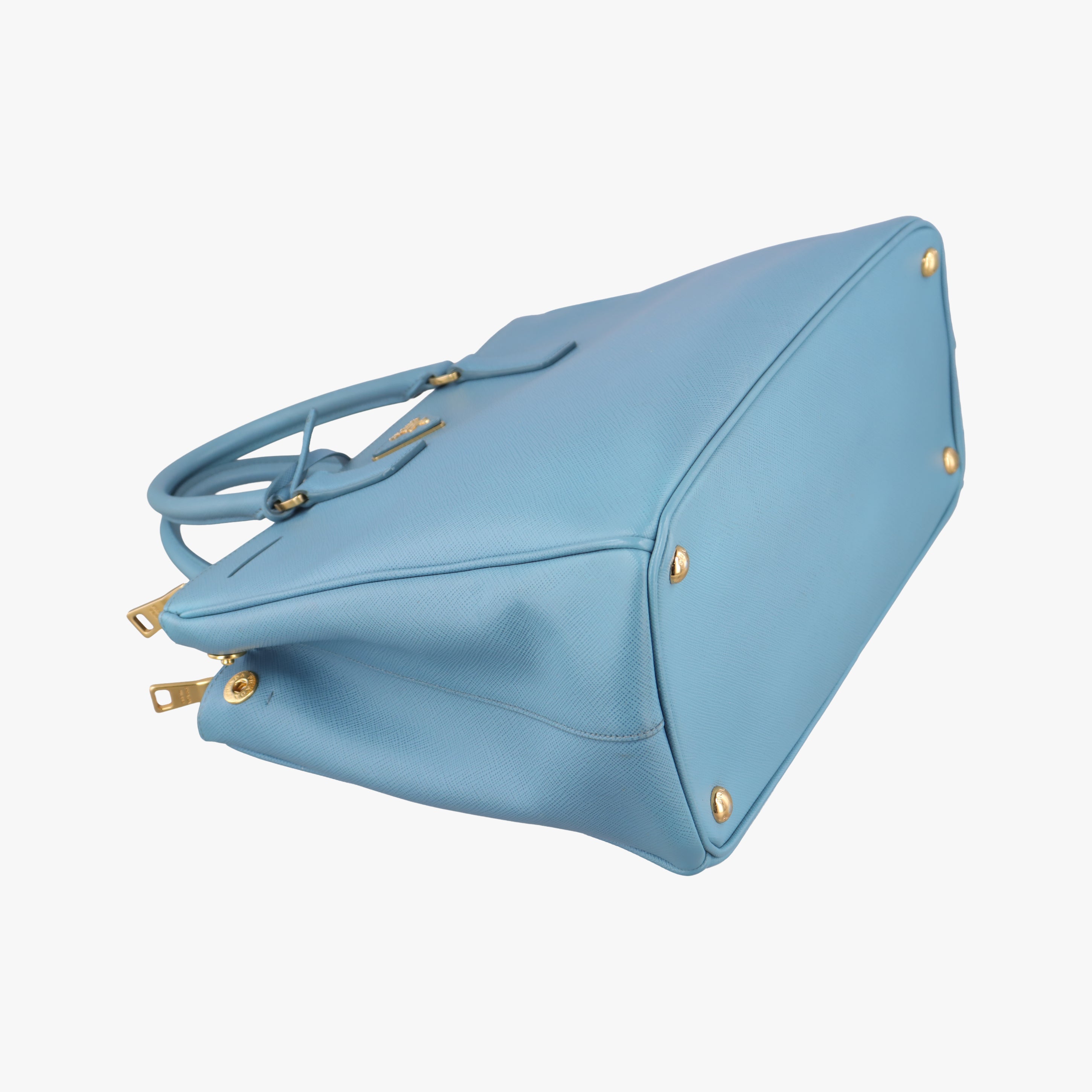 Secondhand Prada Galleria Blue SAFFIANO Leather BN1786 handbag | stylenewstar