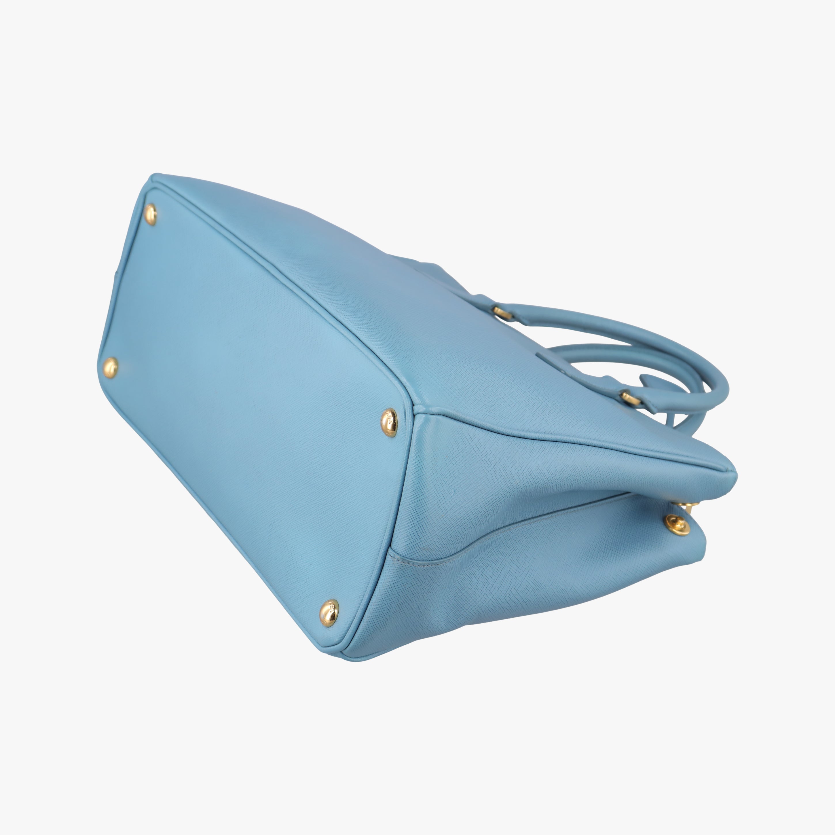 Secondhand Prada Galleria Blue SAFFIANO Leather BN1786 handbag | stylenewstar