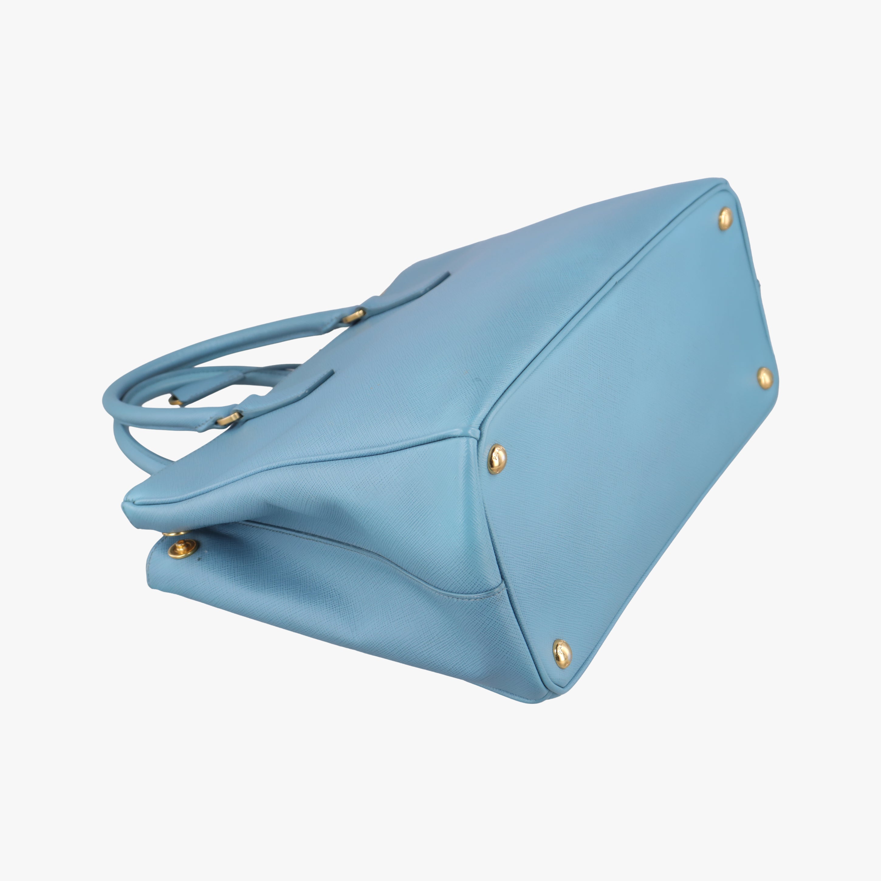 Secondhand Prada Galleria Blue SAFFIANO Leather BN1786 handbag | stylenewstar
