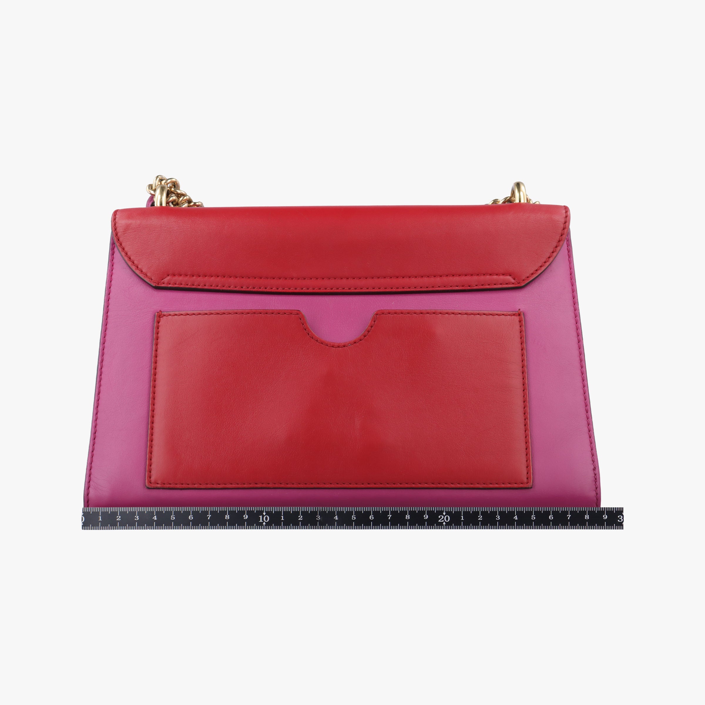 Pre-owned Gucci Padlock Rose×red Leather 409486 shoulderbag | stylenewstar