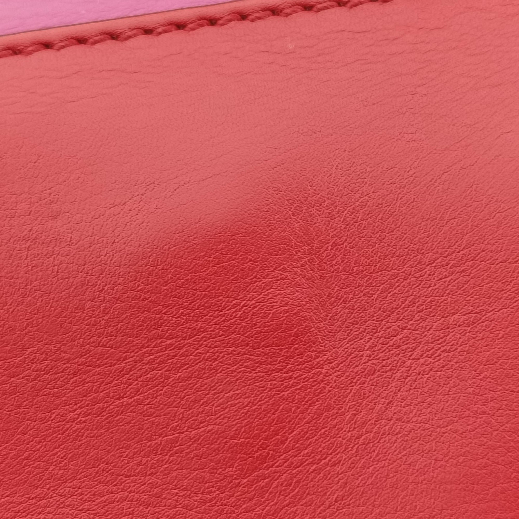 Pre-owned Gucci Padlock Rose×red Leather 409486 shoulderbag | stylenewstar