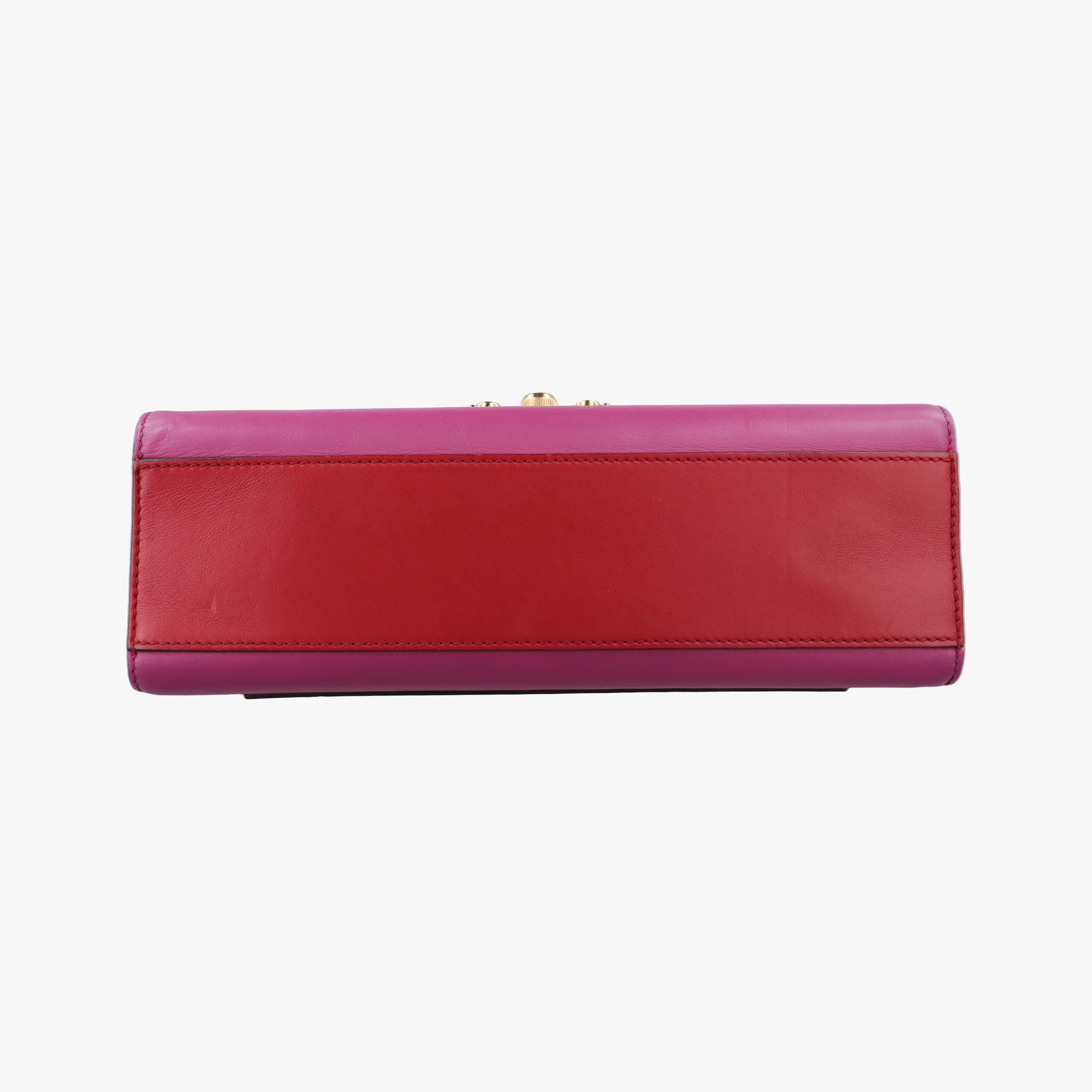 Pre-owned Gucci Padlock Rose×red Leather 409486 shoulderbag | stylenewstar