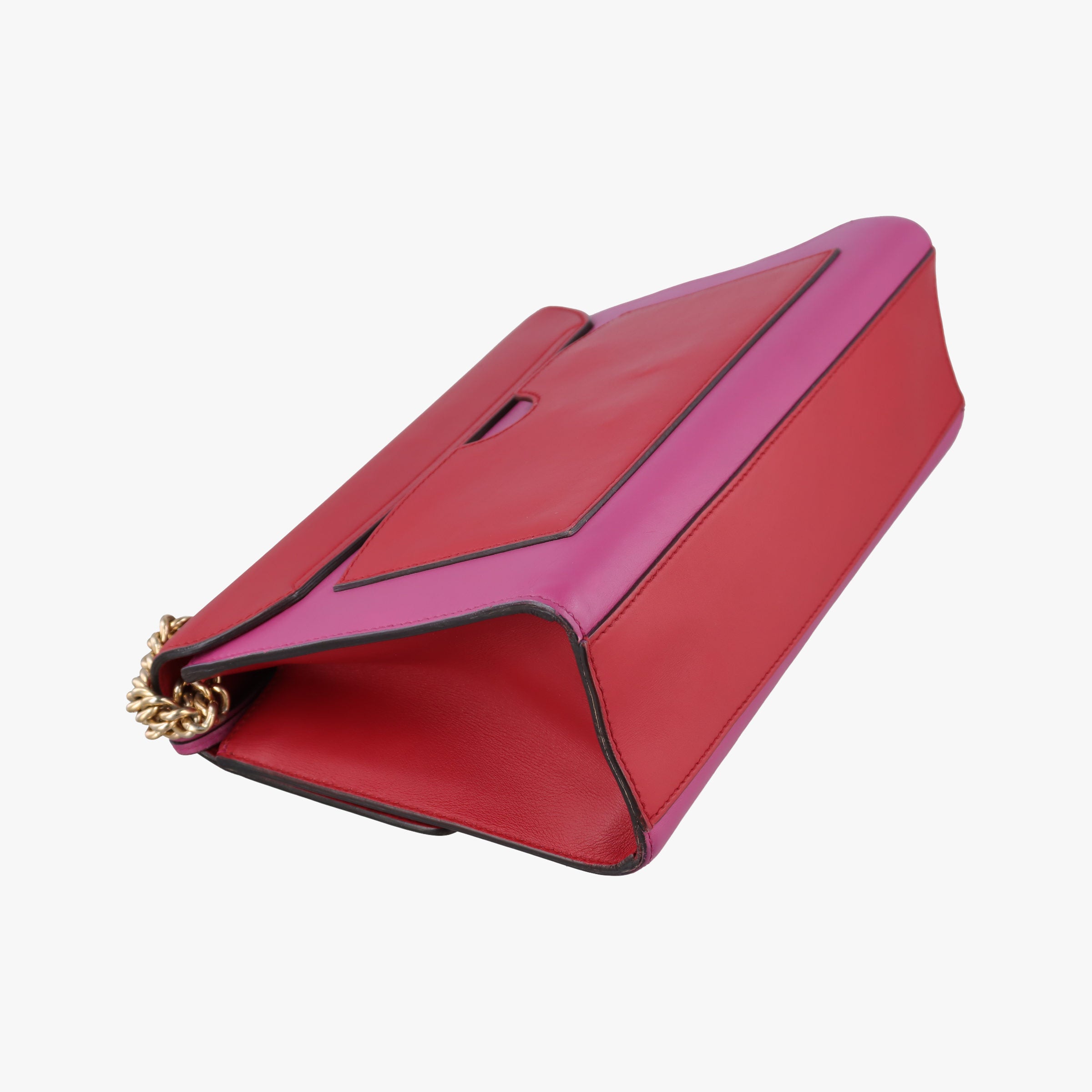 Pre-owned Gucci Padlock Rose×red Leather 409486 shoulderbag | stylenewstar