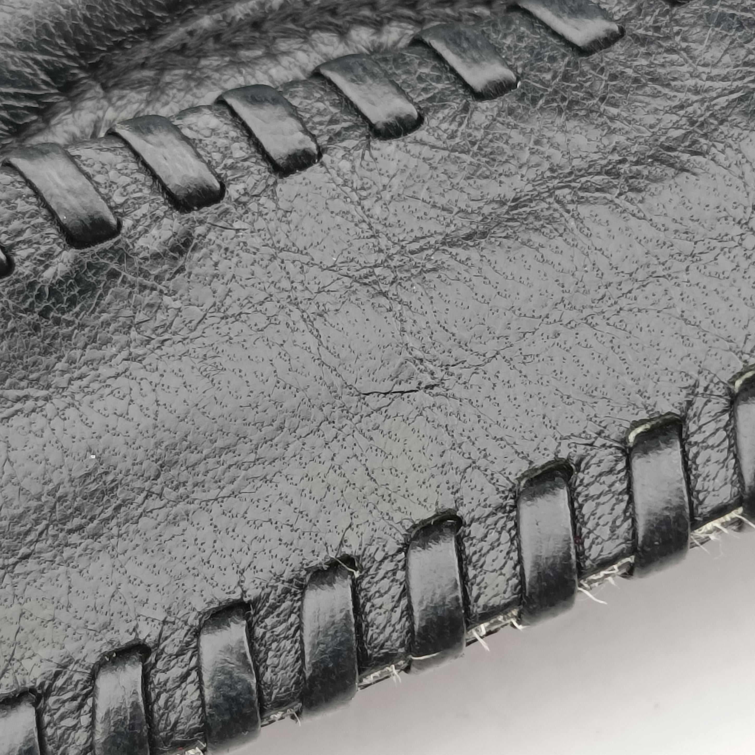 Pre-owned VERSACE Vanitas quilted baroque Black Leather  shoulderbag | stylenewstar