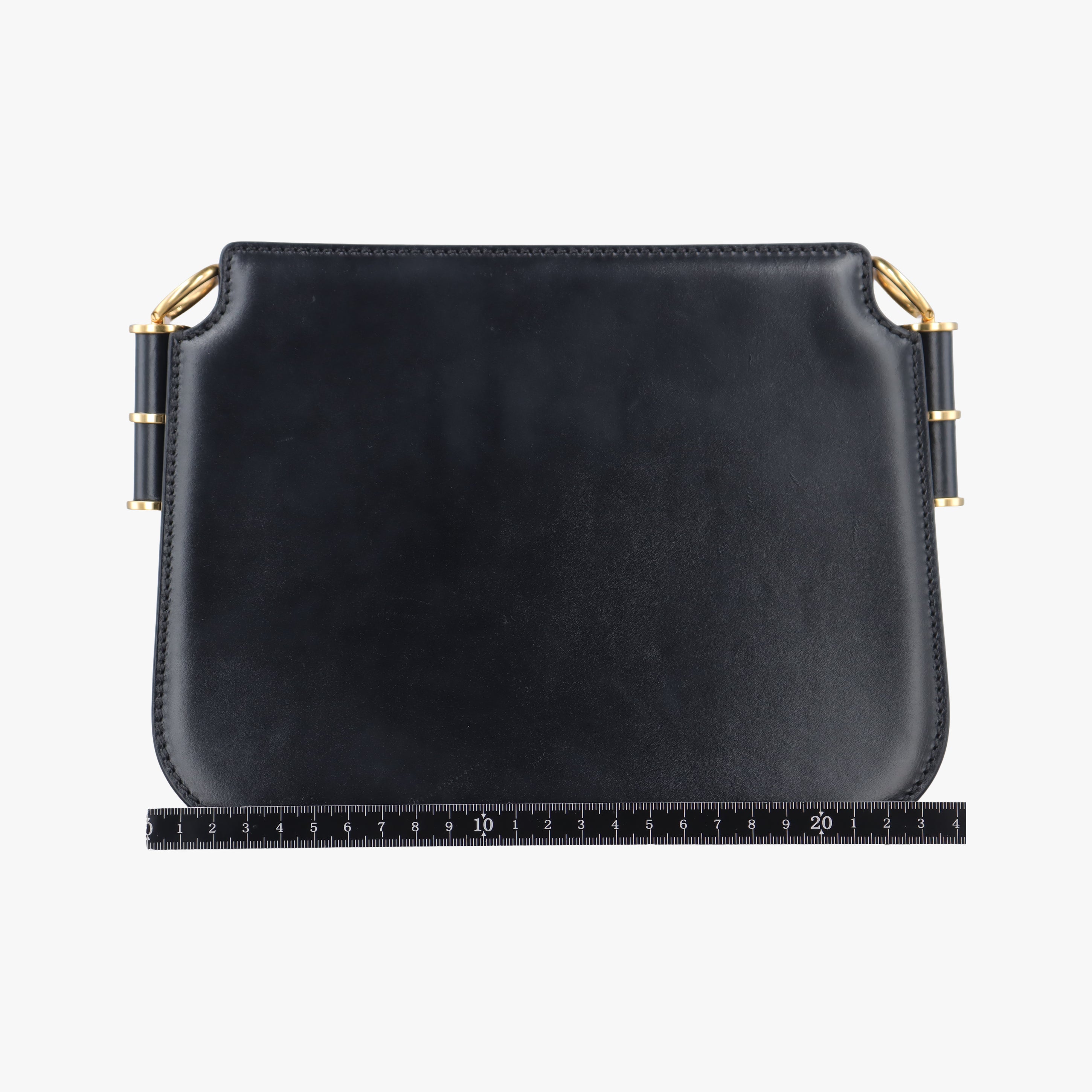 Pre-owned Fendi Touch Black Leather 8BT349 shoulderbag | stylenewstar