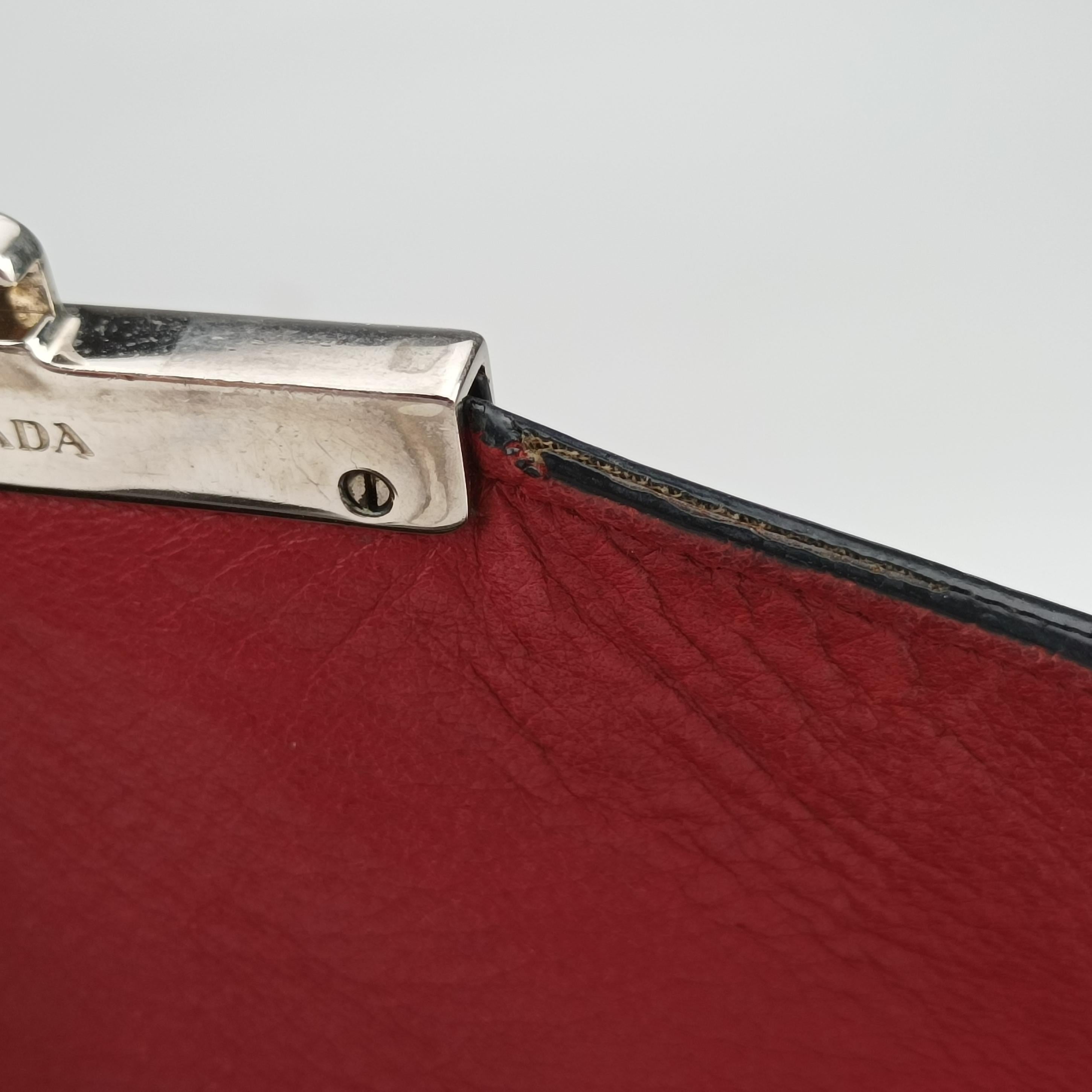 Secondhand Prada Sound Lock Black SAFFIANO Leather BN0924 shoulderbag | stylenewstar