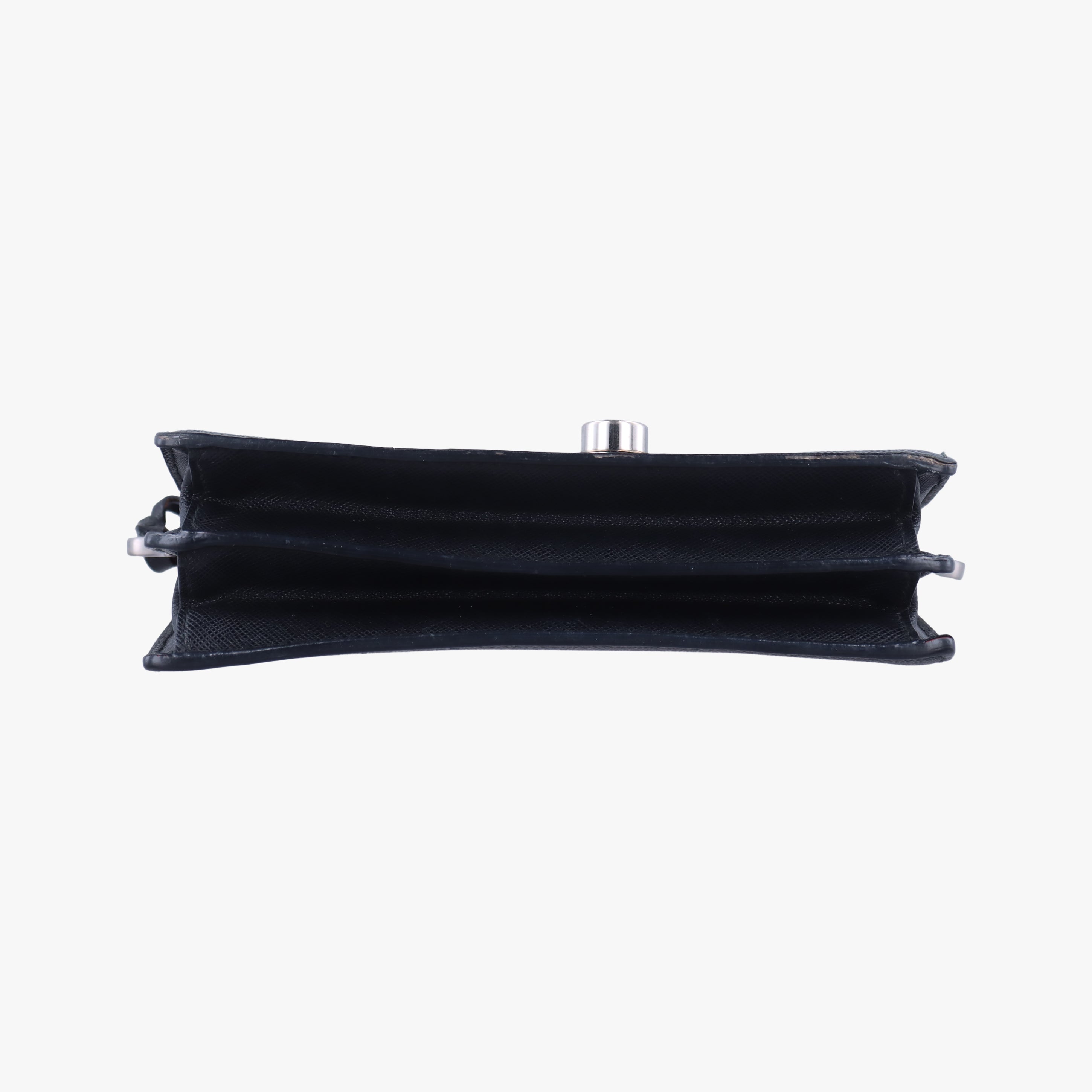 Secondhand Prada Sound Lock Black SAFFIANO Leather BN0924 shoulderbag | stylenewstar