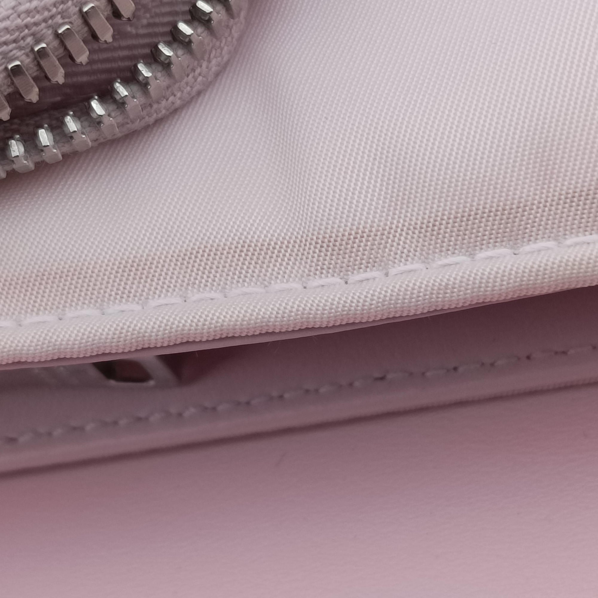 Pre-owned Prada Pocket Pink Nylon × Leather  shoulderbag | stylenewstar