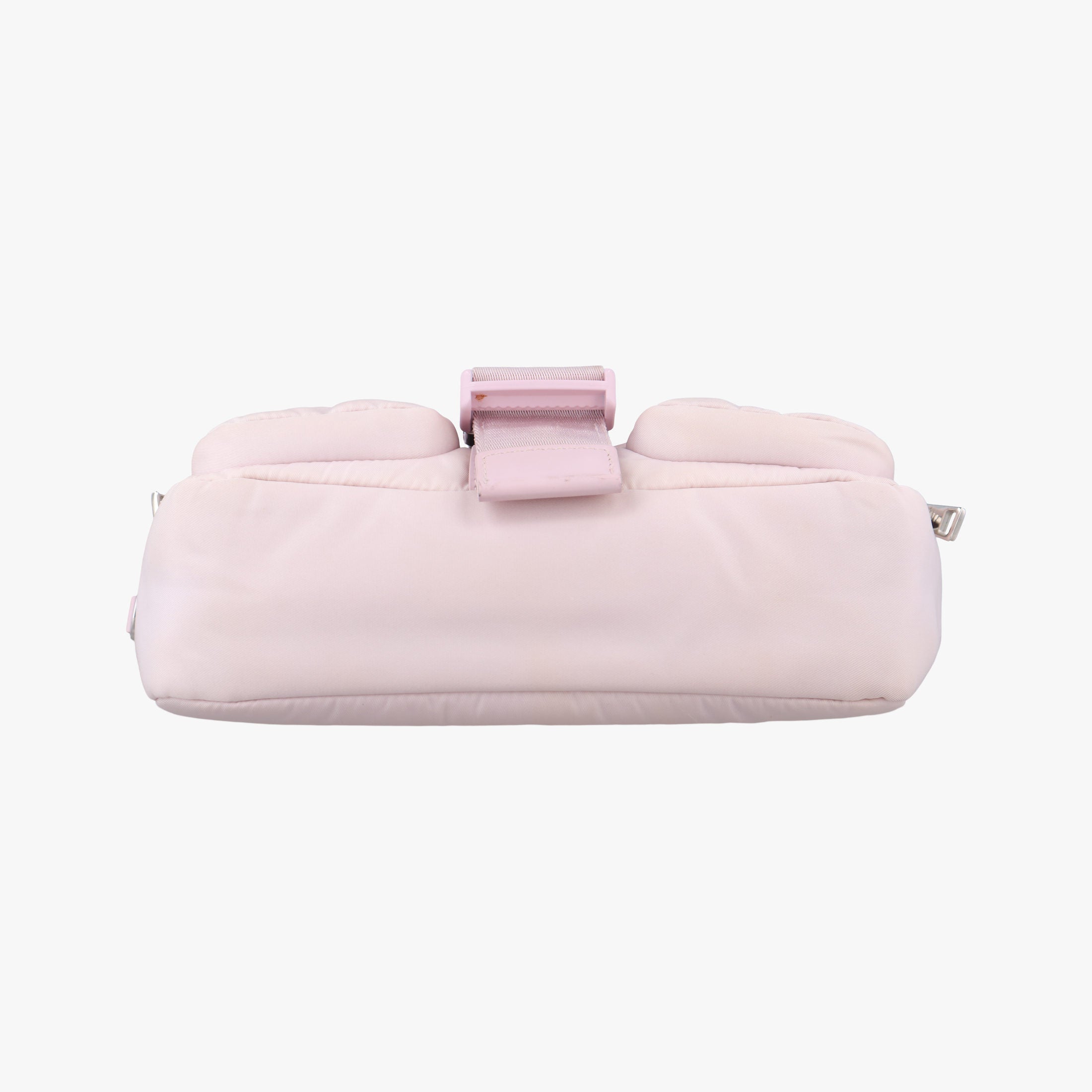 Pre-owned Prada Pocket Pink Nylon × Leather  shoulderbag | stylenewstar