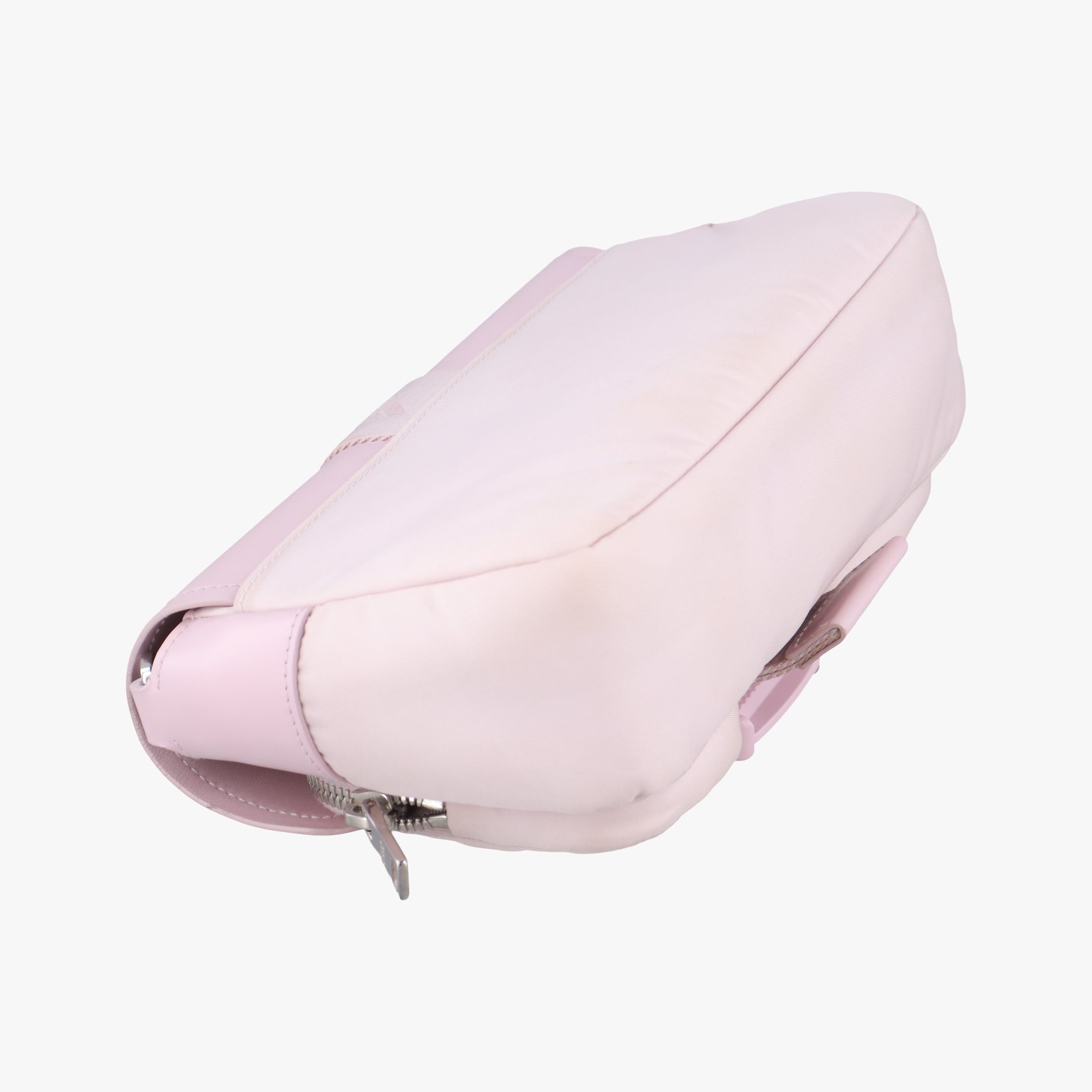 Pre-owned Prada Pocket Pink Nylon × Leather  shoulderbag | stylenewstar