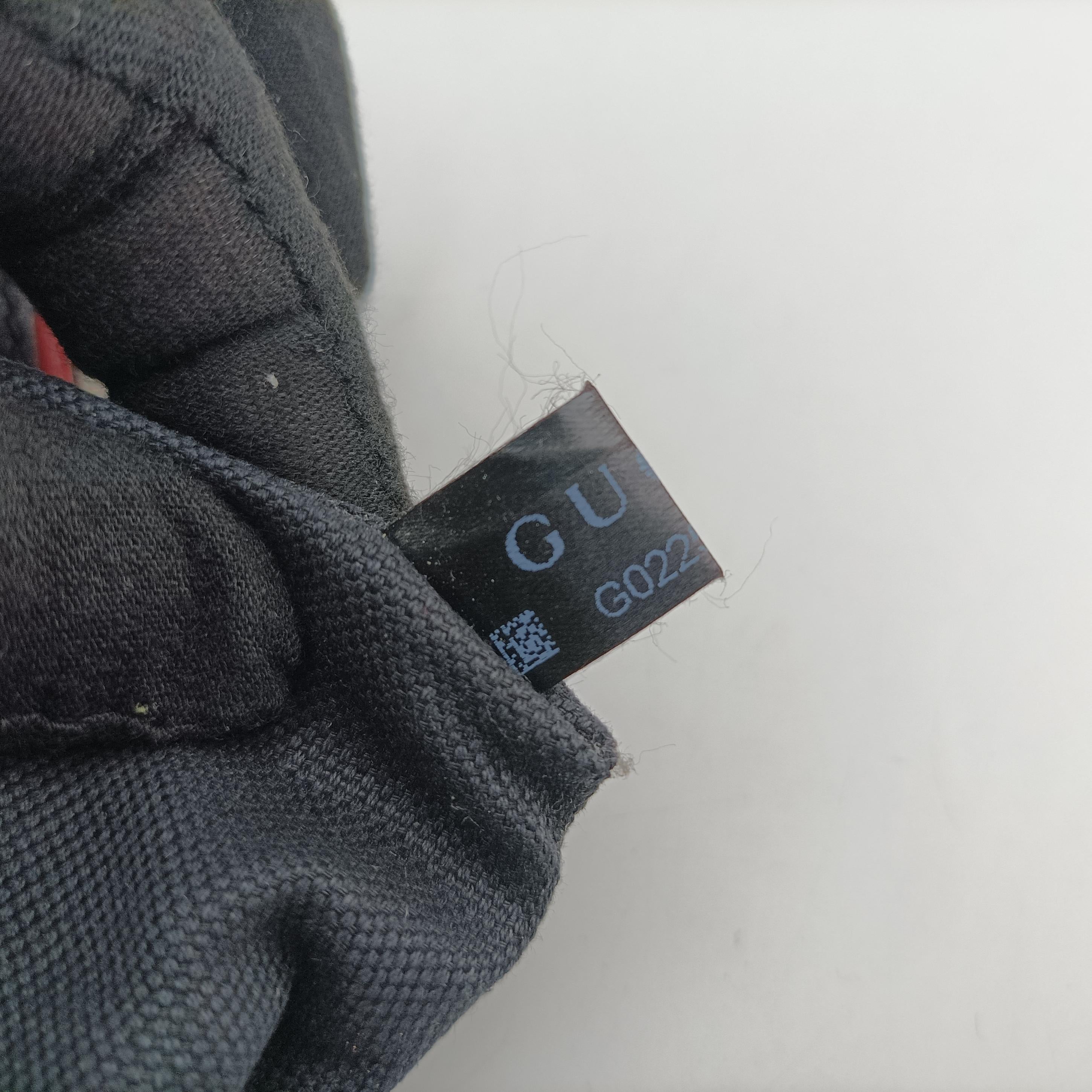 Pre-owned Gucci GG Supreme Night Courrier Black×Multicolour PVC coated canvas 474293 bum bag/waist bag | stylenewstar
