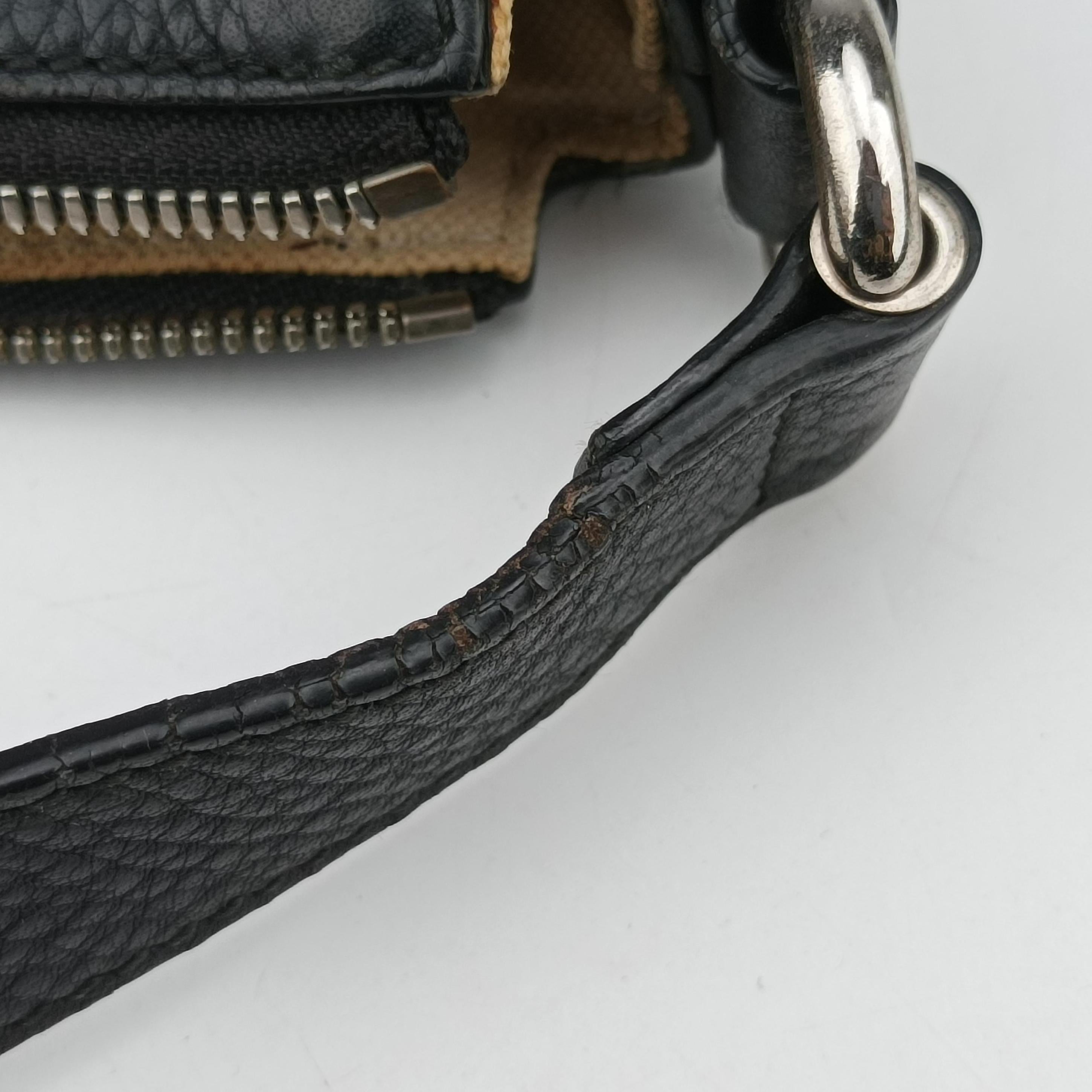 Pre-owned Gucci Interlocking G Logo Soho Messenger Black Leather 322059 shoulderbag | stylenewstar