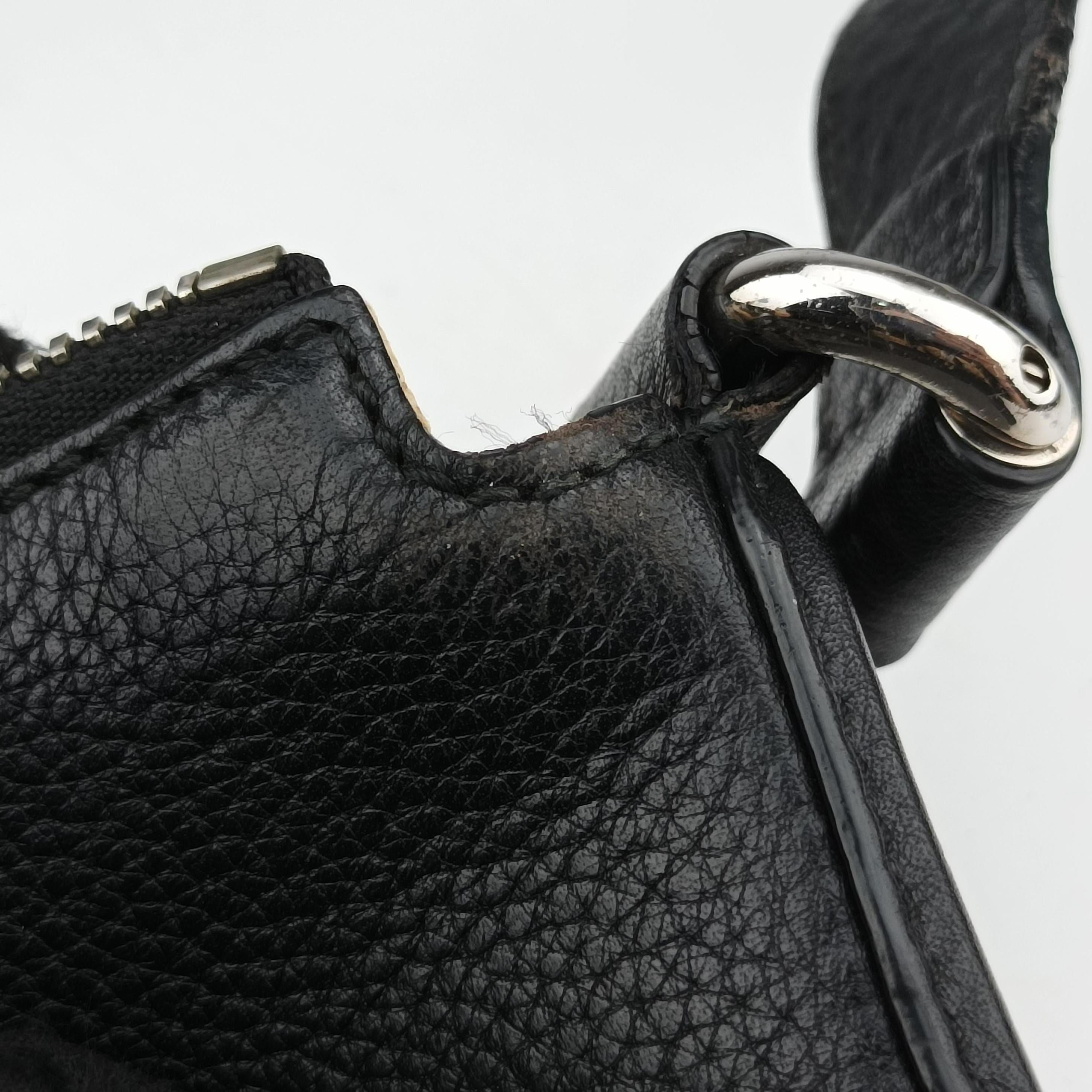 Pre-owned Gucci Interlocking G Logo Soho Messenger Black Leather 322059 shoulderbag | stylenewstar