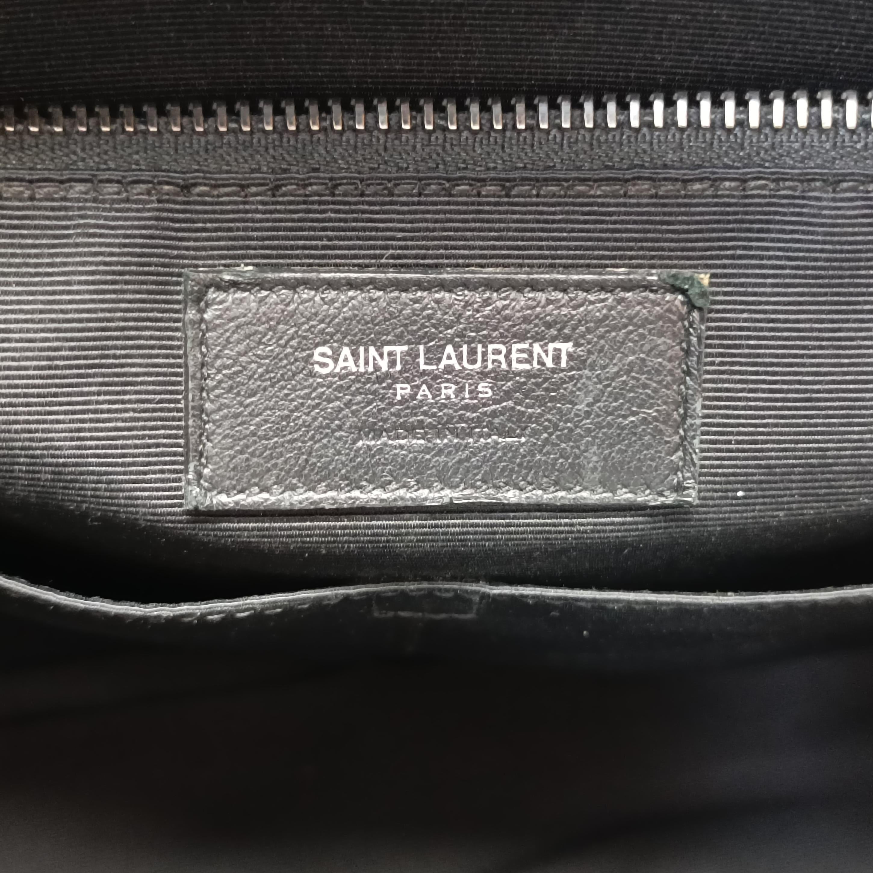 Pre-owned Yves Saint Laurent business bag briefcase Multicolour Leather 342605 shoulderbag | stylenewstar